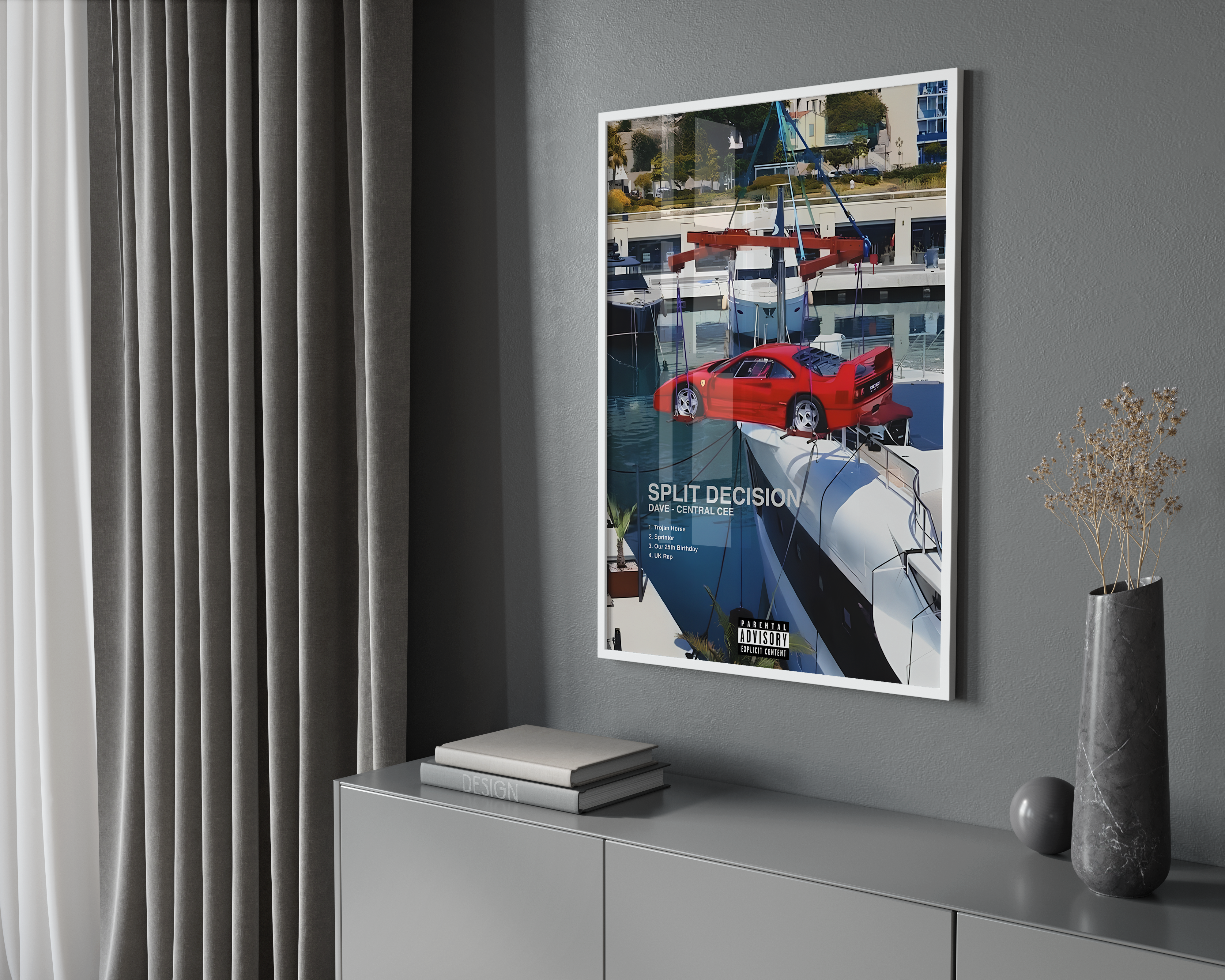 Central Cee Split Decision Poster | Hype Posters