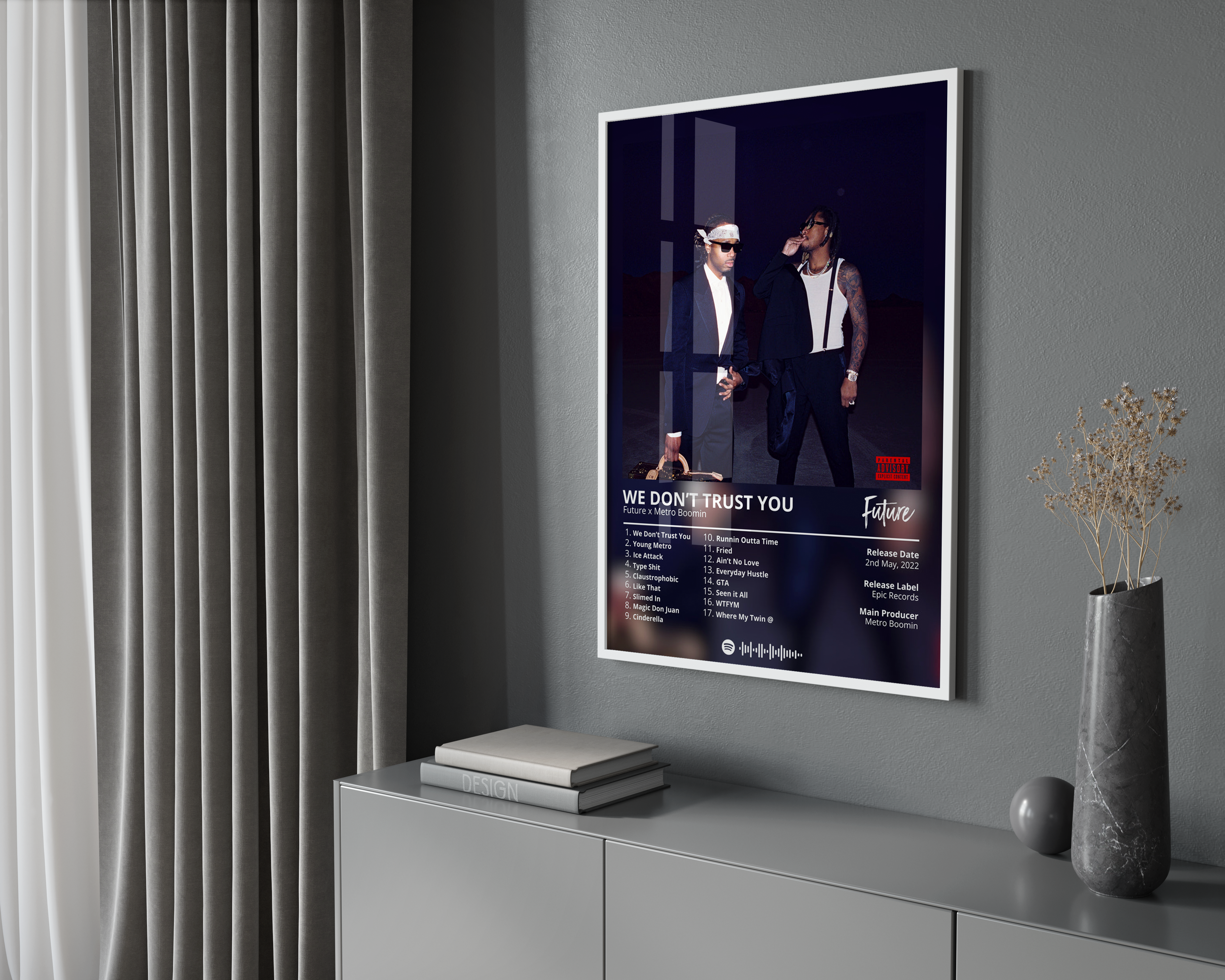 Future x Metro Boomin 'We Don't Trust You' Album Poster | Hype Posters