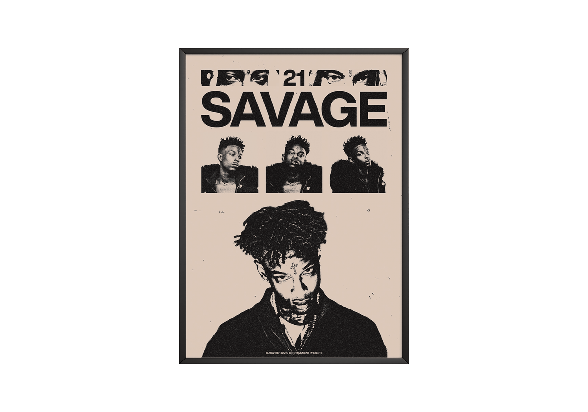 21 Savage 'Trio' Poster - Posters, Prints & Wall Art | HYPE Posters