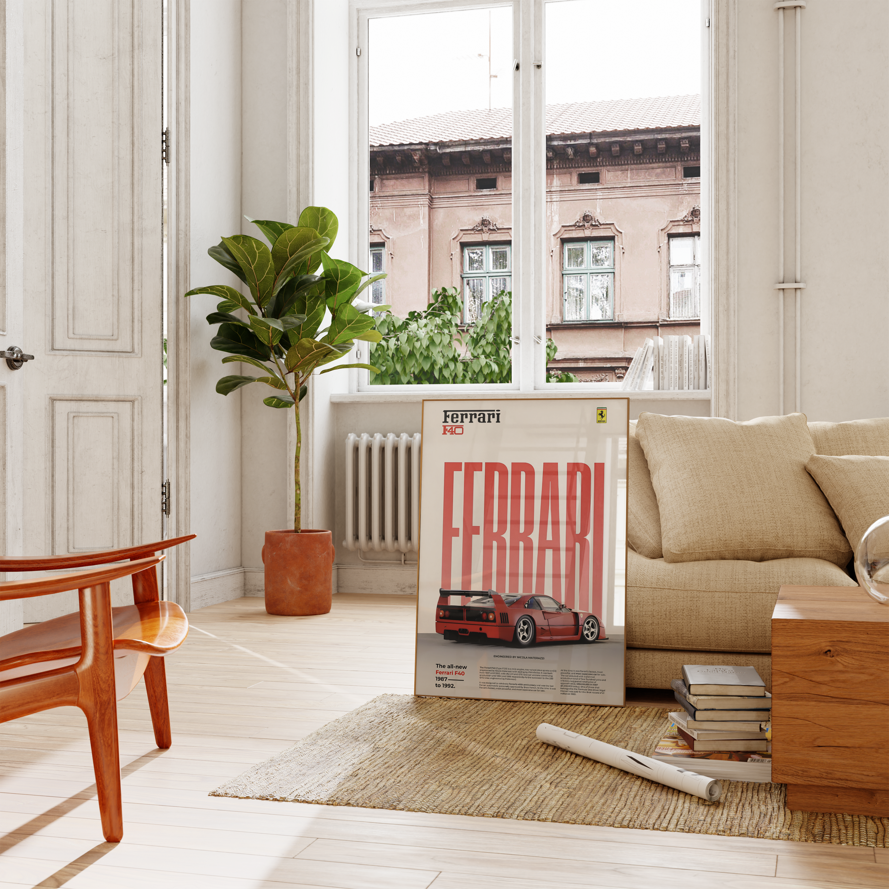 Ferrari F40 Classic Series Poster | Hype Posters