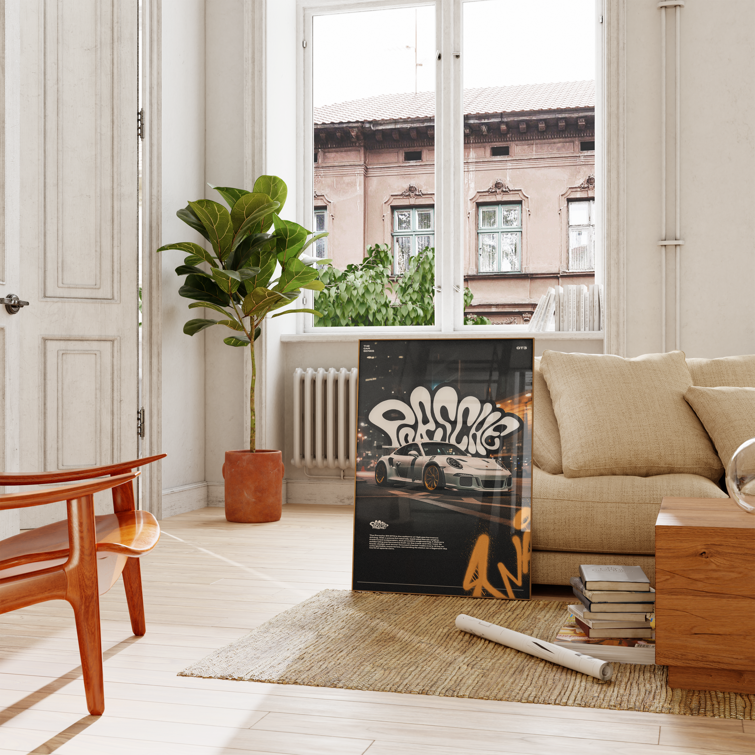 Porsche 911 GT3 City Poster | Hype Posters