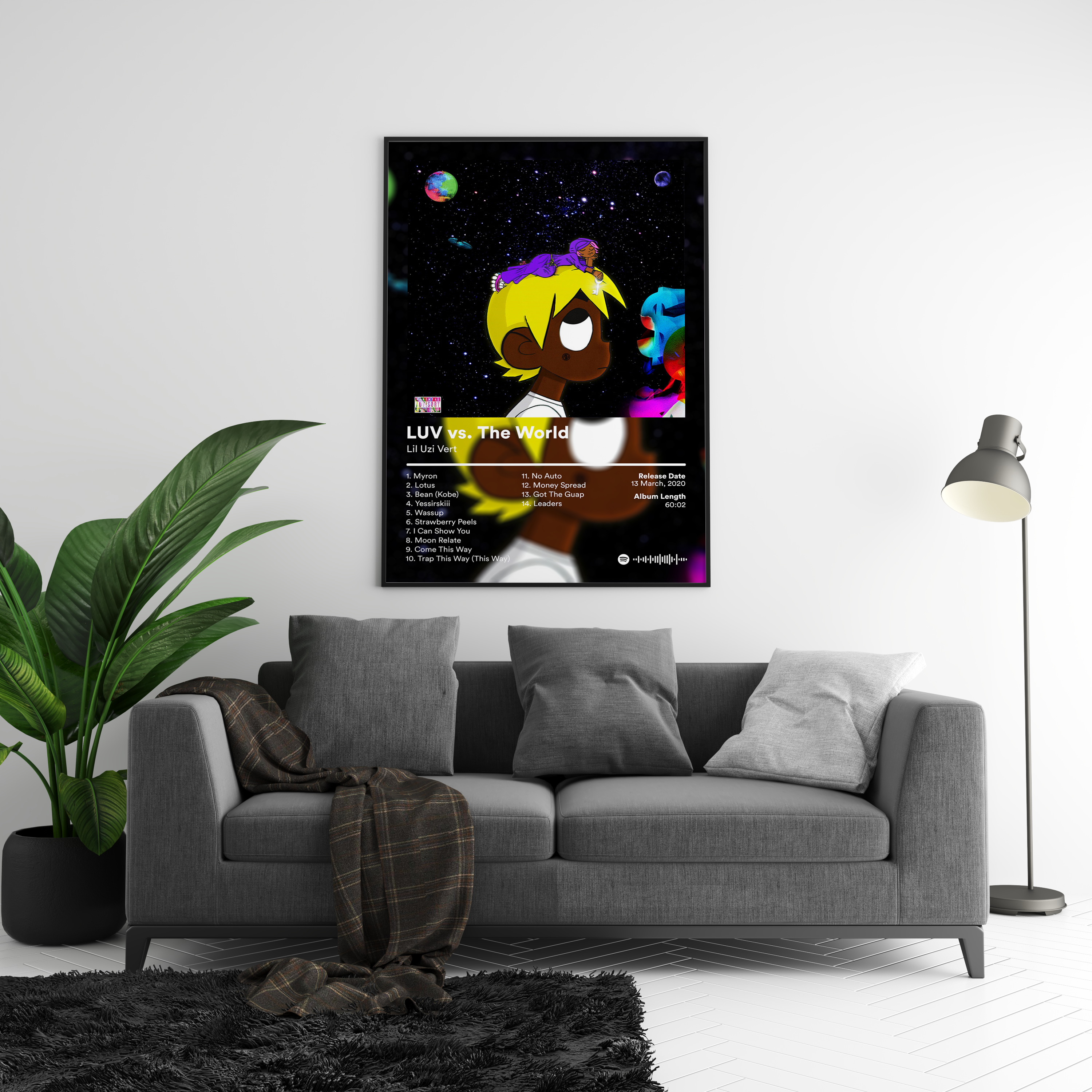 Lil Uzi Vert 'LUV vs. The World' Album Poster | Hype Posters