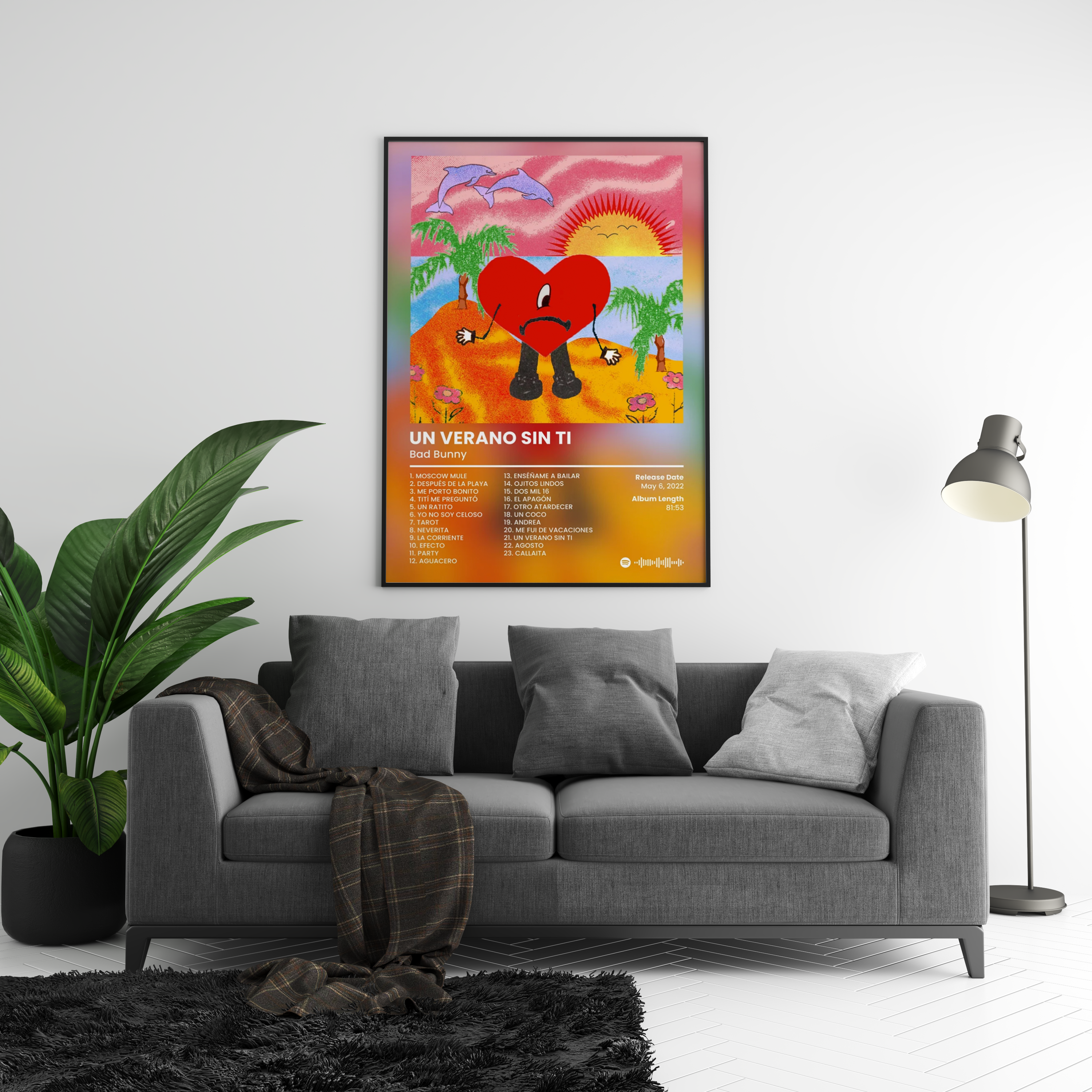 Bad Bunny 'Un Verano Sin Ti' Album Poster | Hype Posters