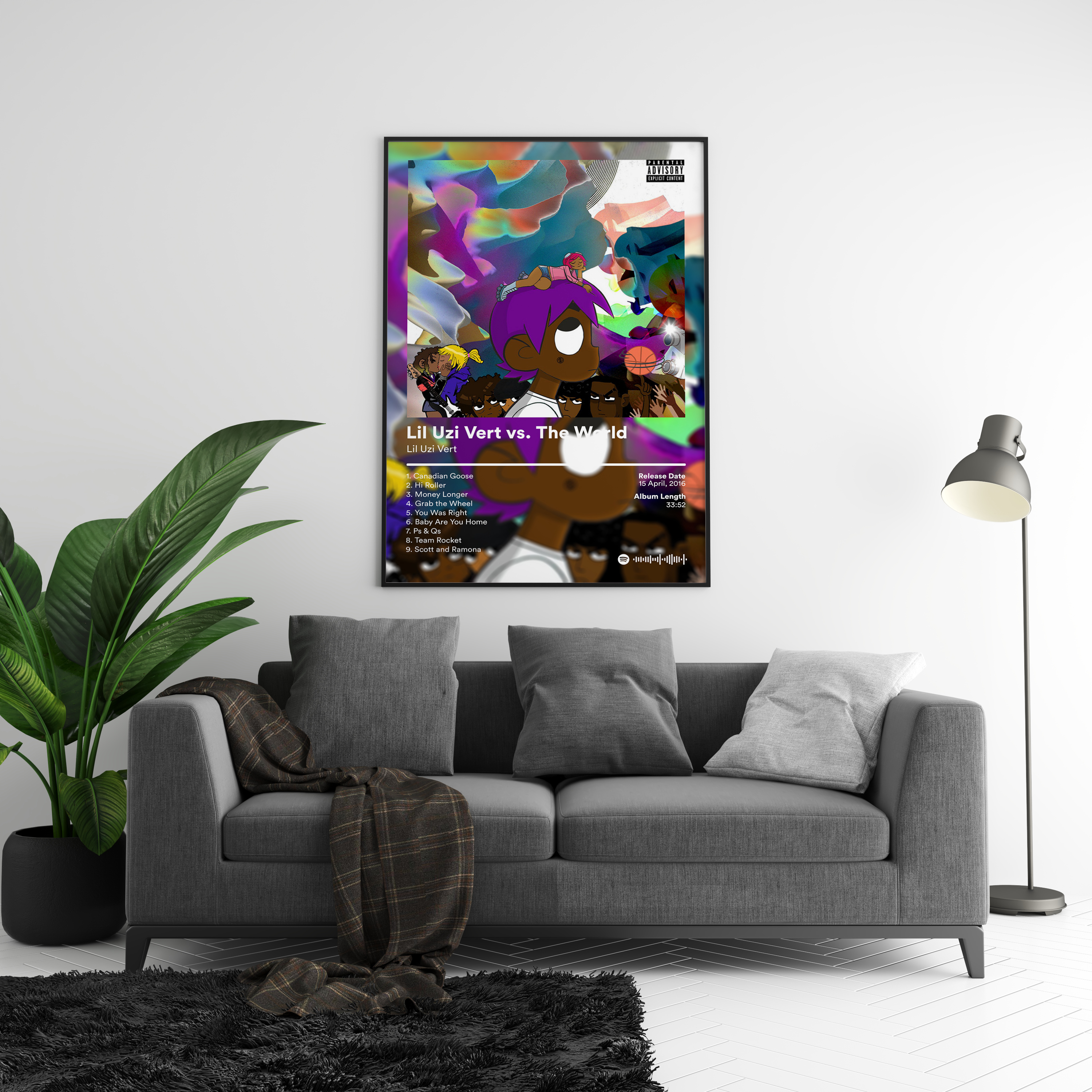 Lil Uzi Vert 'Vs. The World' Album Poster | Hype Posters