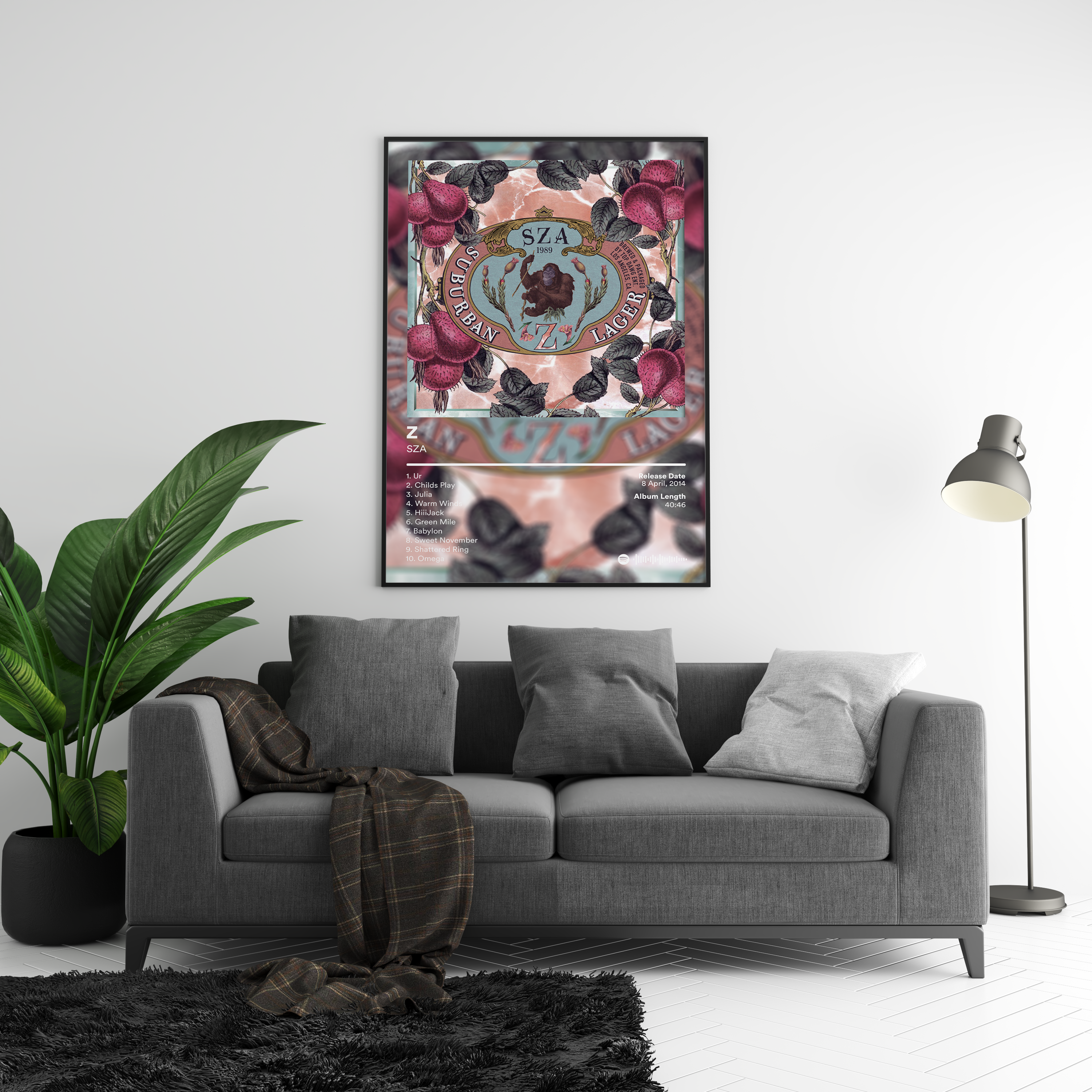 SZA 'Z' Album Poster | Hype Posters