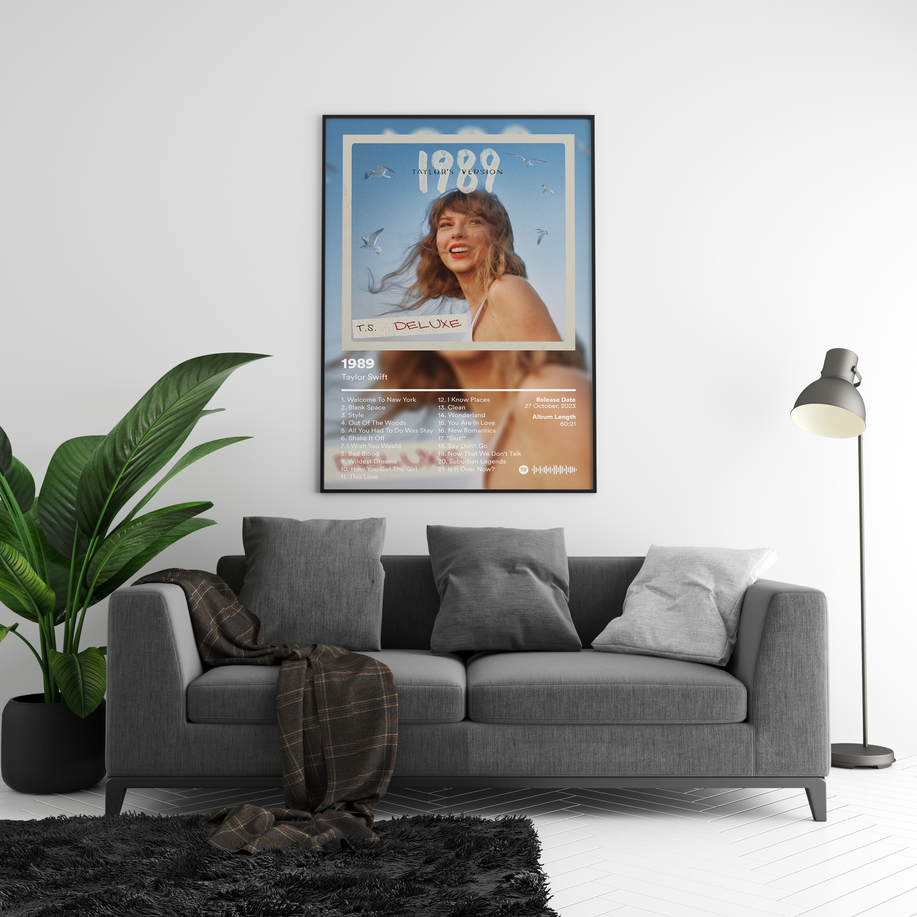Taylor Swift '1989' (Taylor's Version) Album Poster | Hype Posters