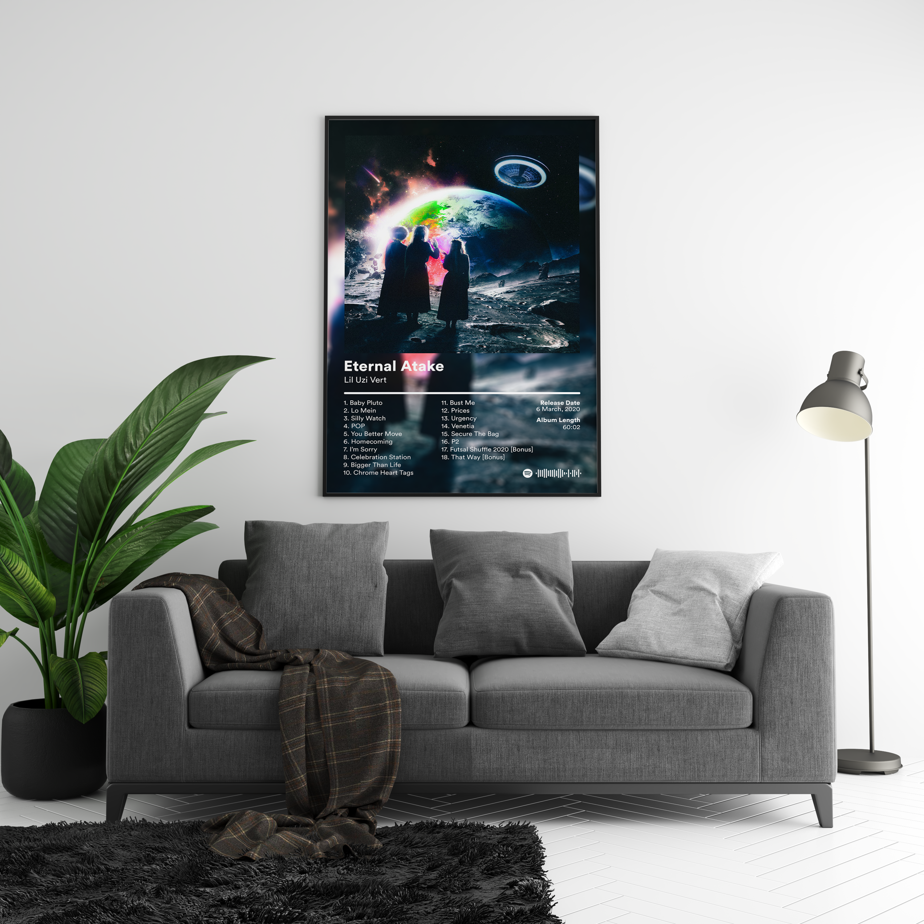 Lil Uzi Vert 'Eternal Atake' Album Poster | Hype Posters