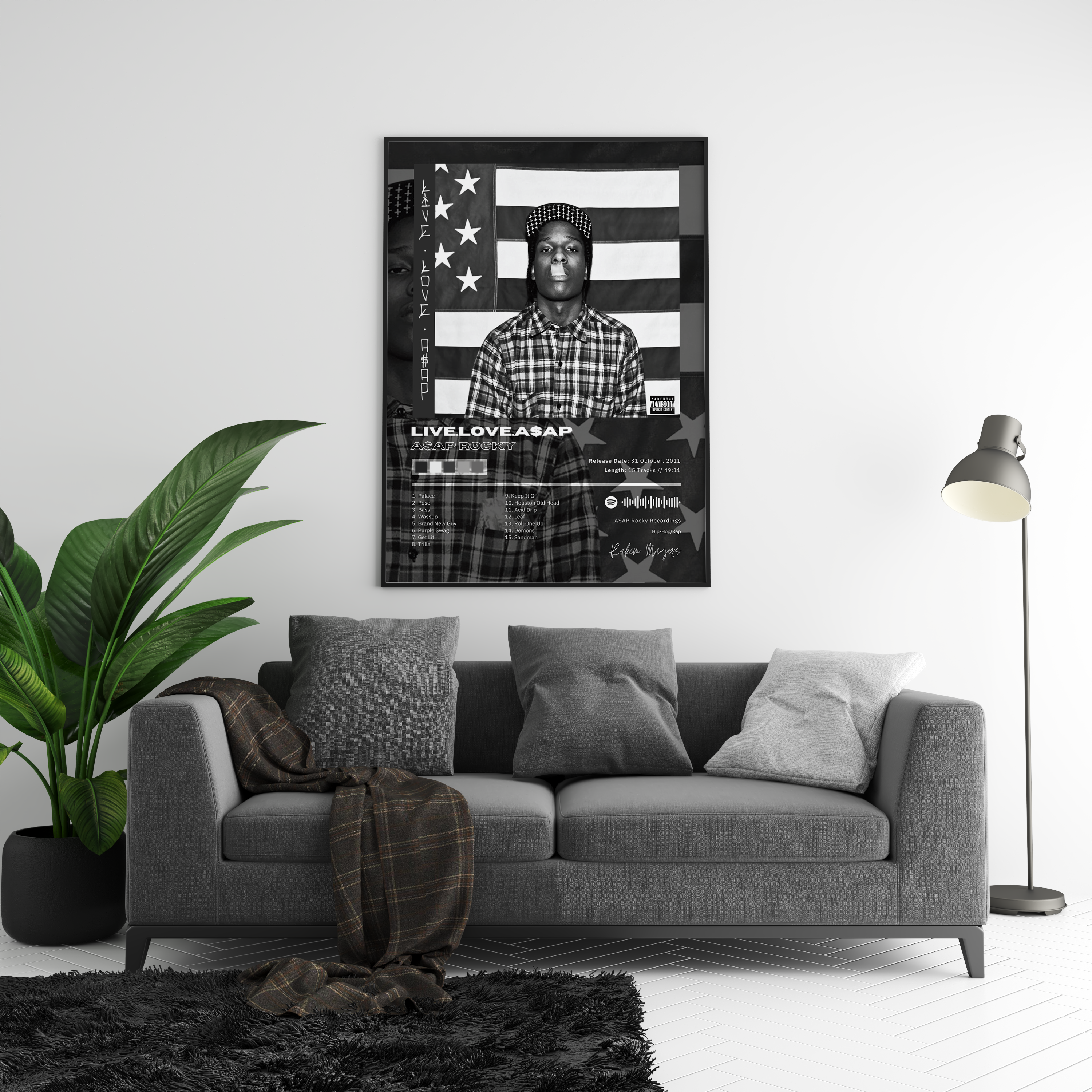 Asap Rocky 'Live Love A$ap' Album Poster | Hype Posters