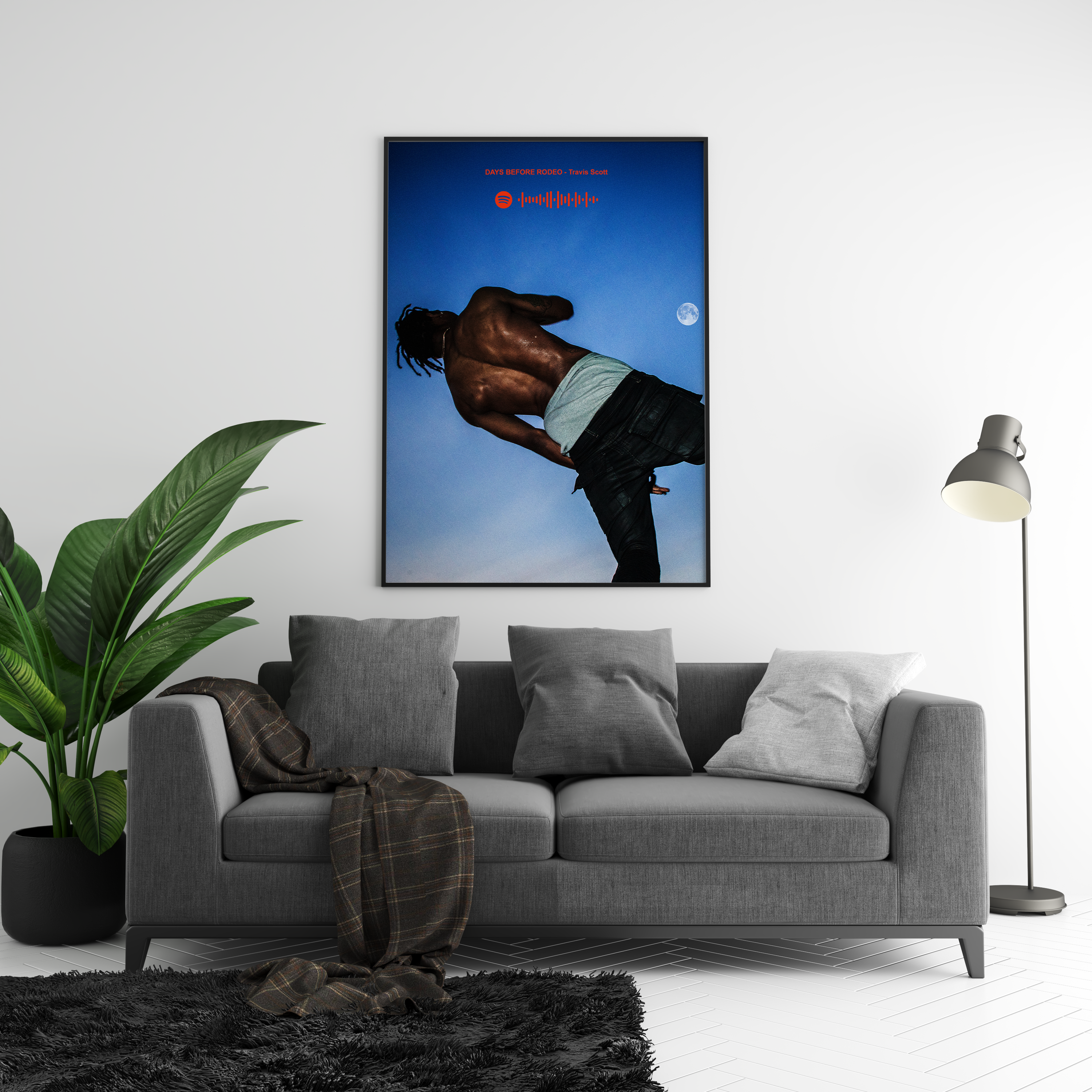 Travis Scott 'Days Before Rodeo' Spotify Poster | Hype Posters