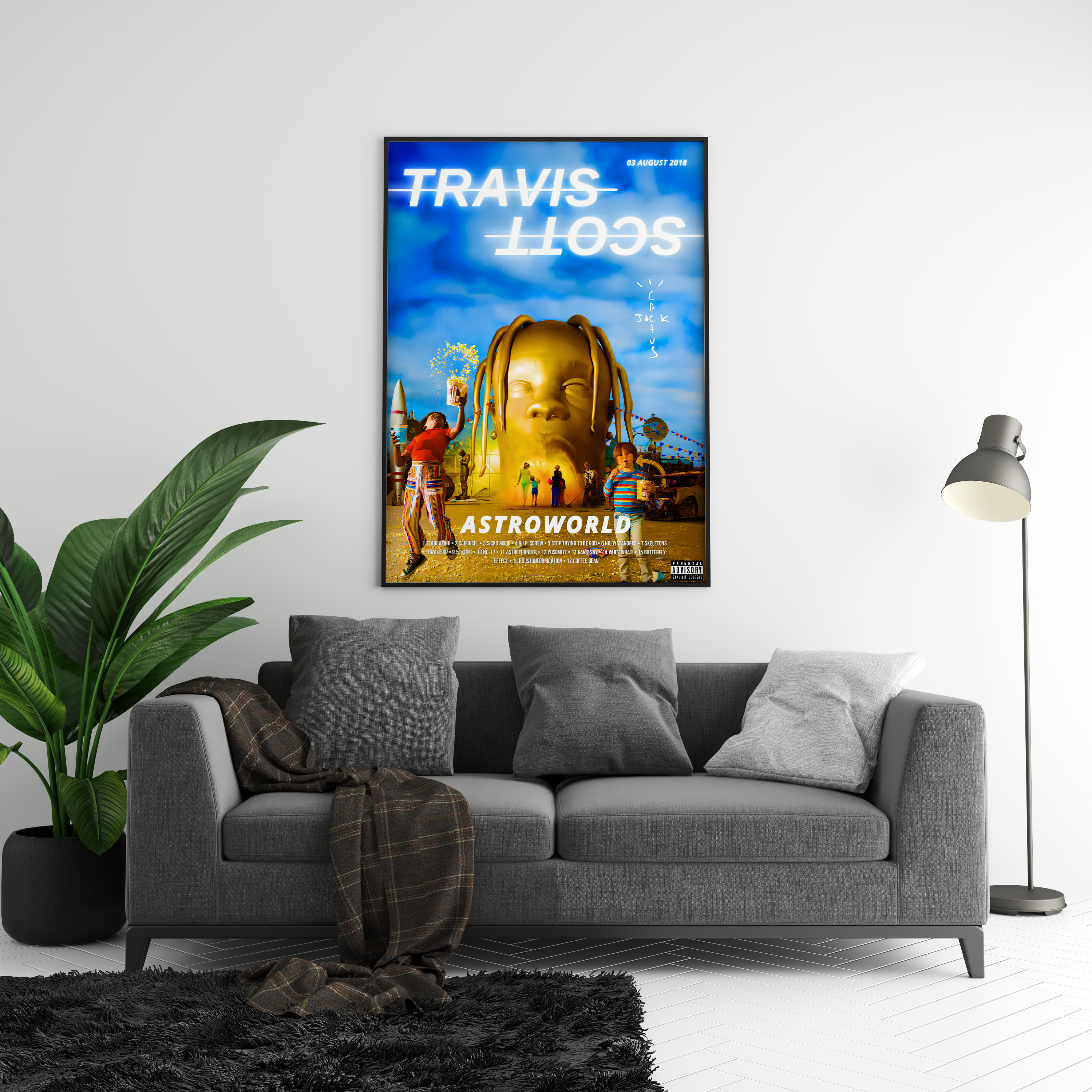Travis Scott 'Astroworld' Poster | Hype Posters