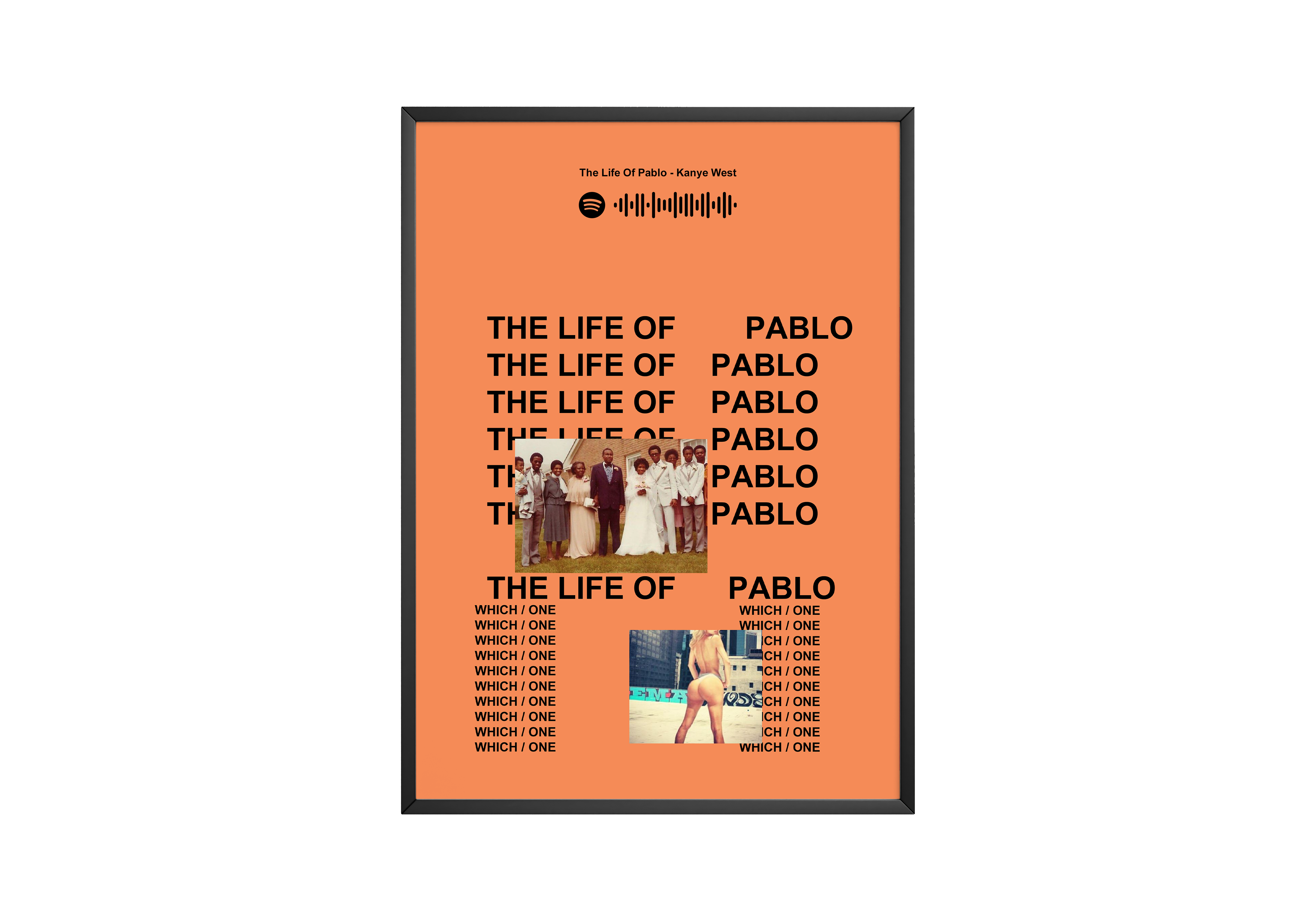 Kanye West 'The Life Of Pablo' Spotify Poster | Hype Posters