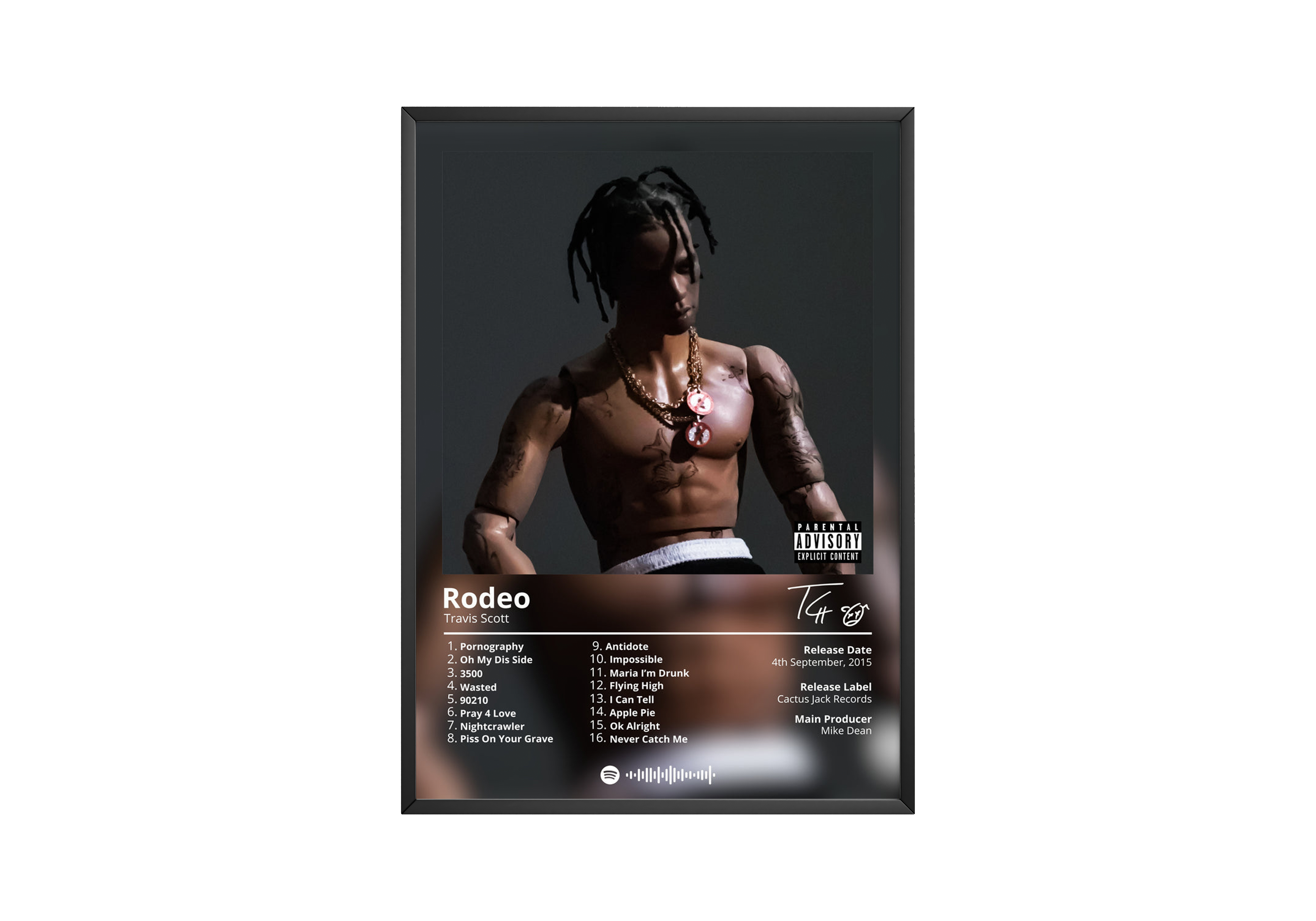 Travis Scott 'Rodeo' Album Poster | Hype Posters