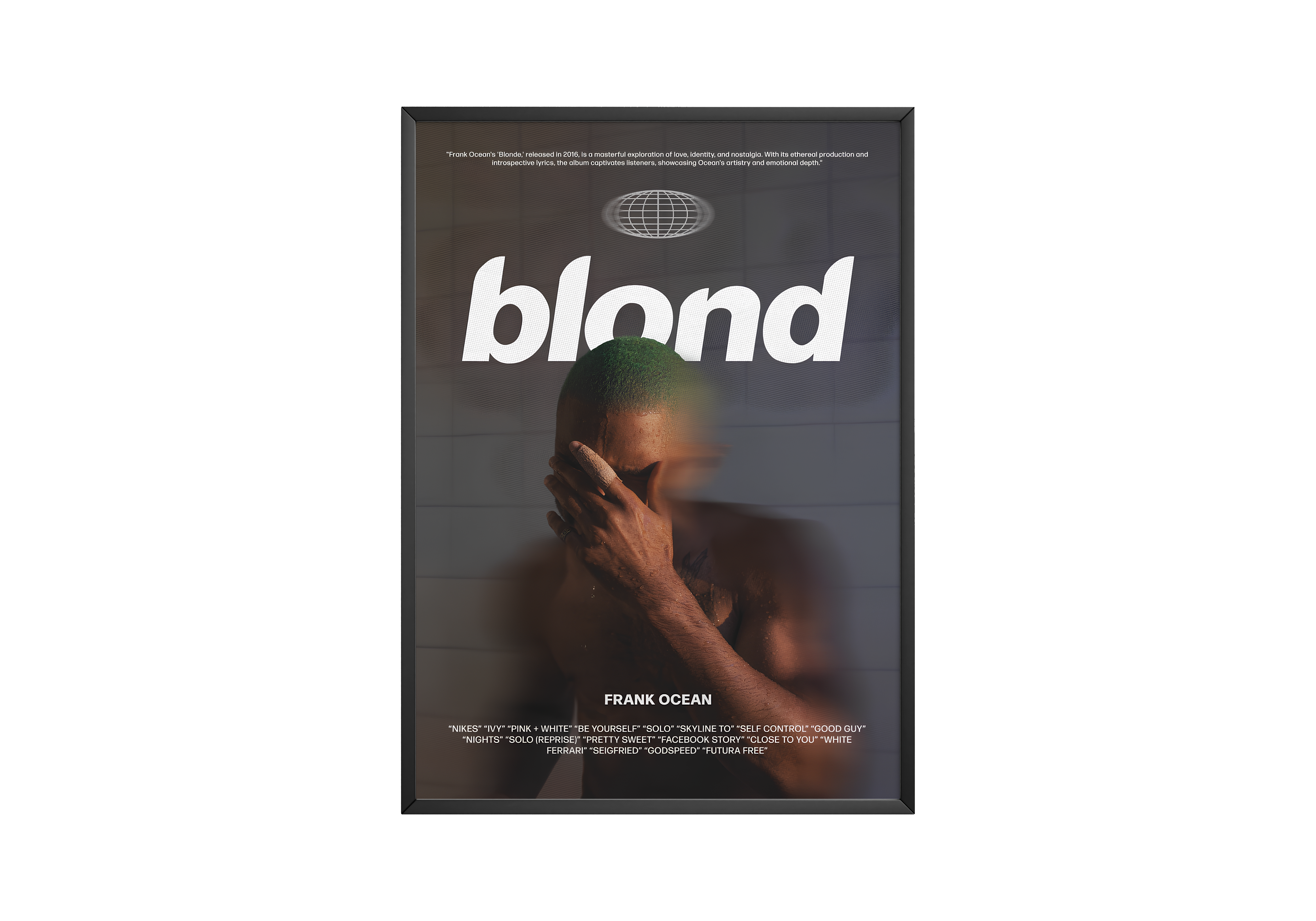 Frank Ocean 'Blond' Chronicle Poster | Hype Posters
