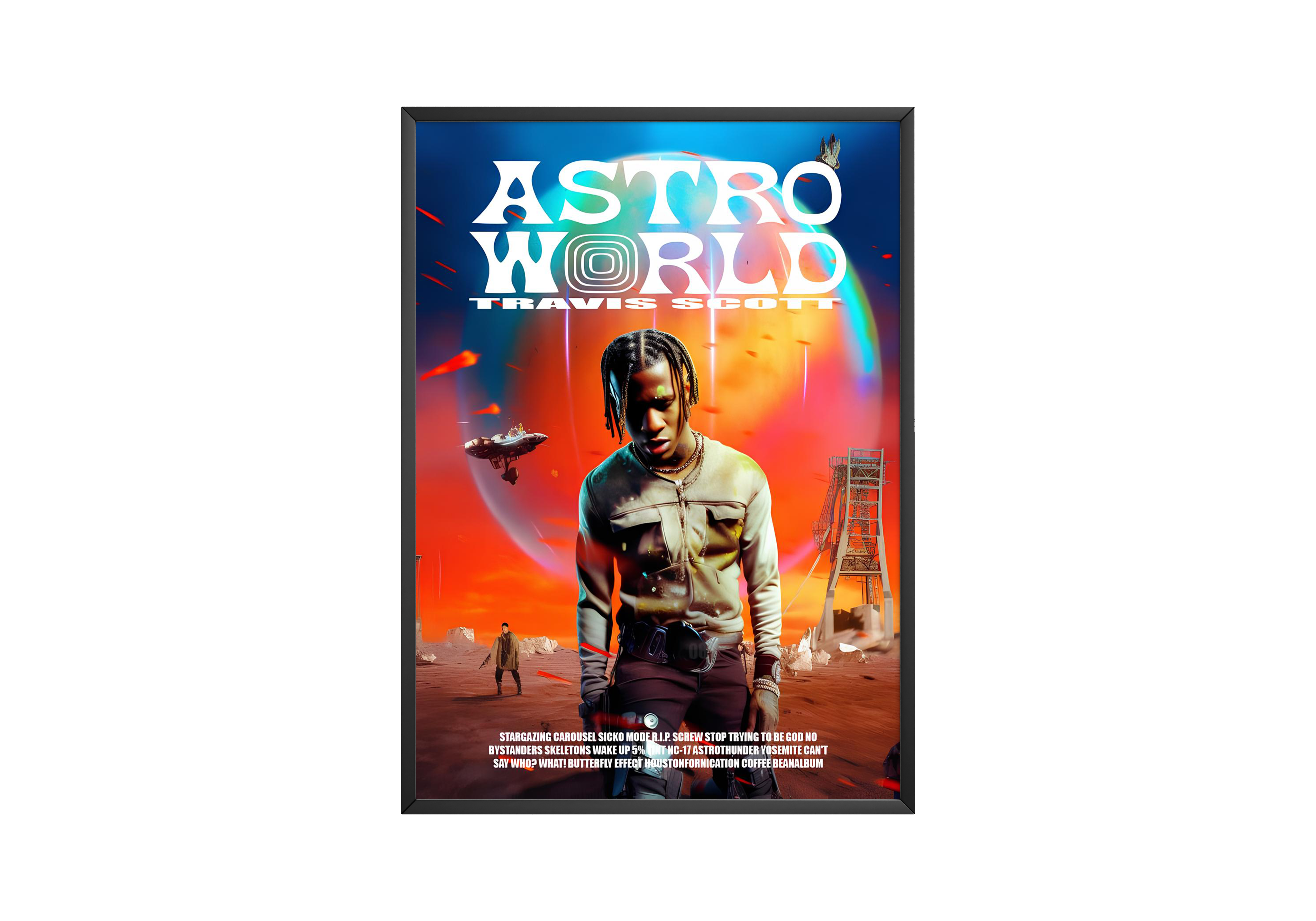 Travis Scott - Outerworld Atstro Poster | Hype Posters