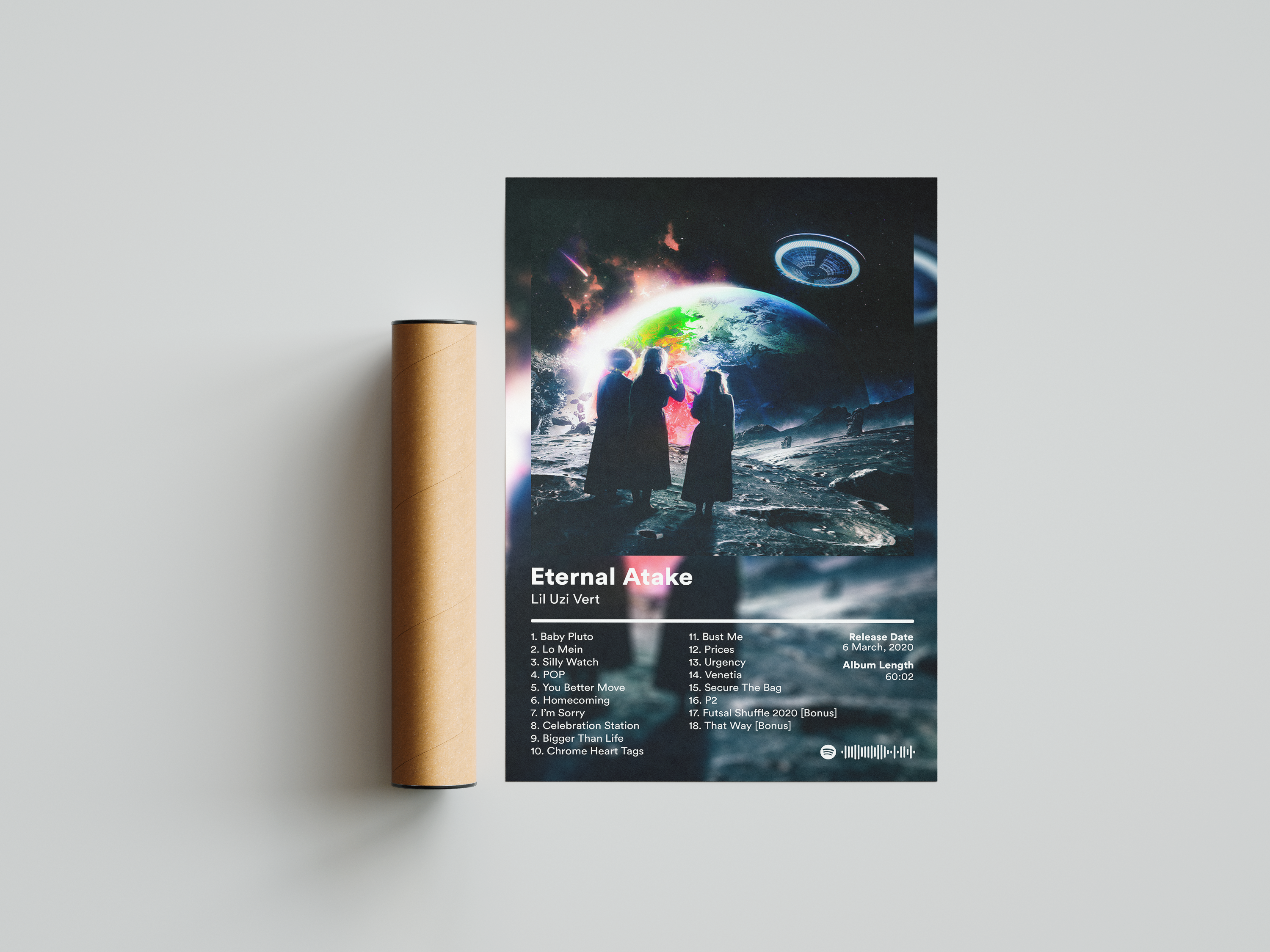 Lil Uzi Vert 'Eternal Atake' Album Poster | Hype Posters