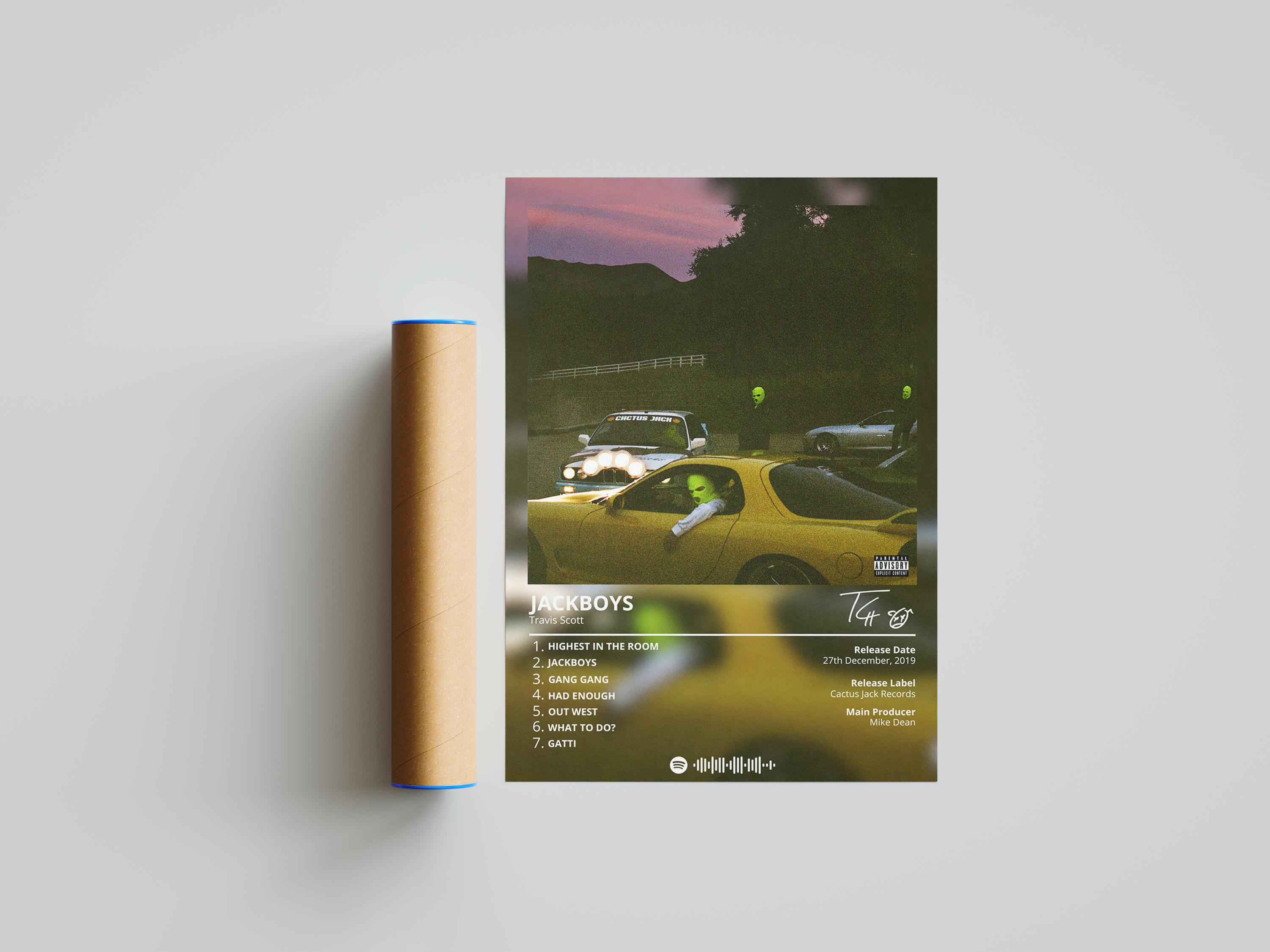 Travis Scott 'Jackboys' Album Poster | Hype Posters