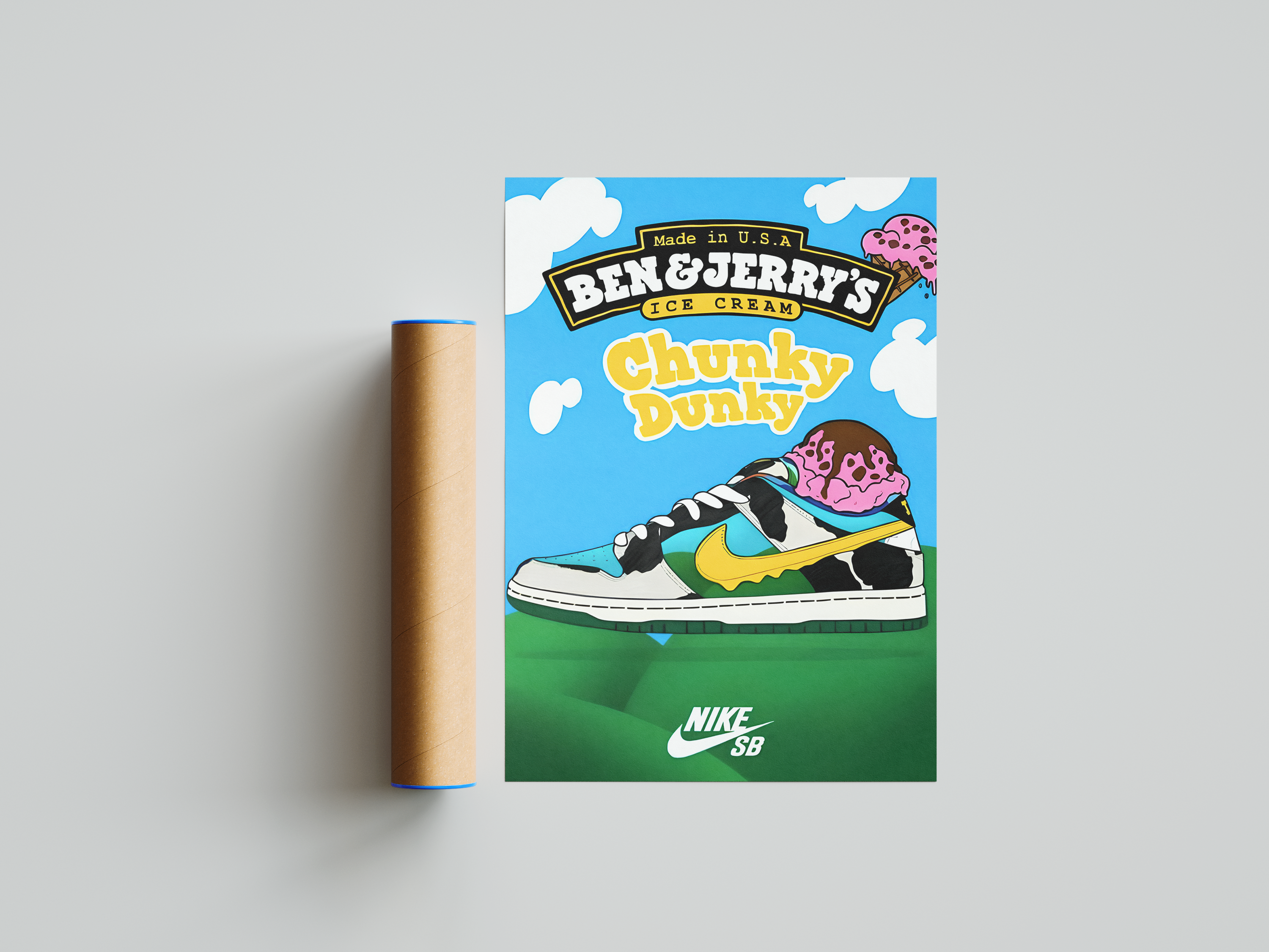 Chunky Dunky Sneaker Poster | Hype Posters