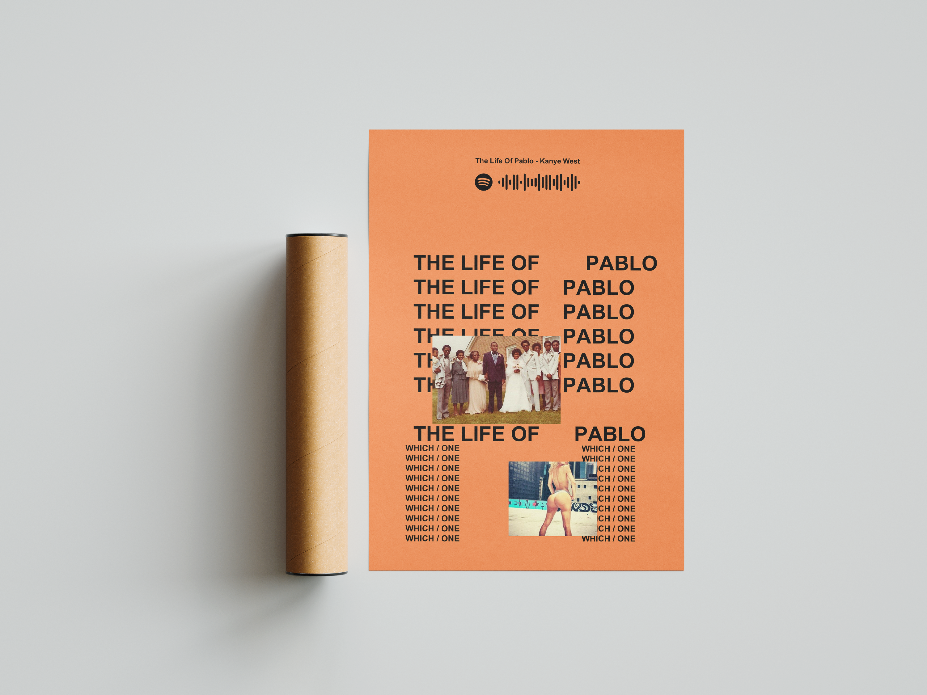 Kanye West 'The Life Of Pablo' Spotify Poster | Hype Posters