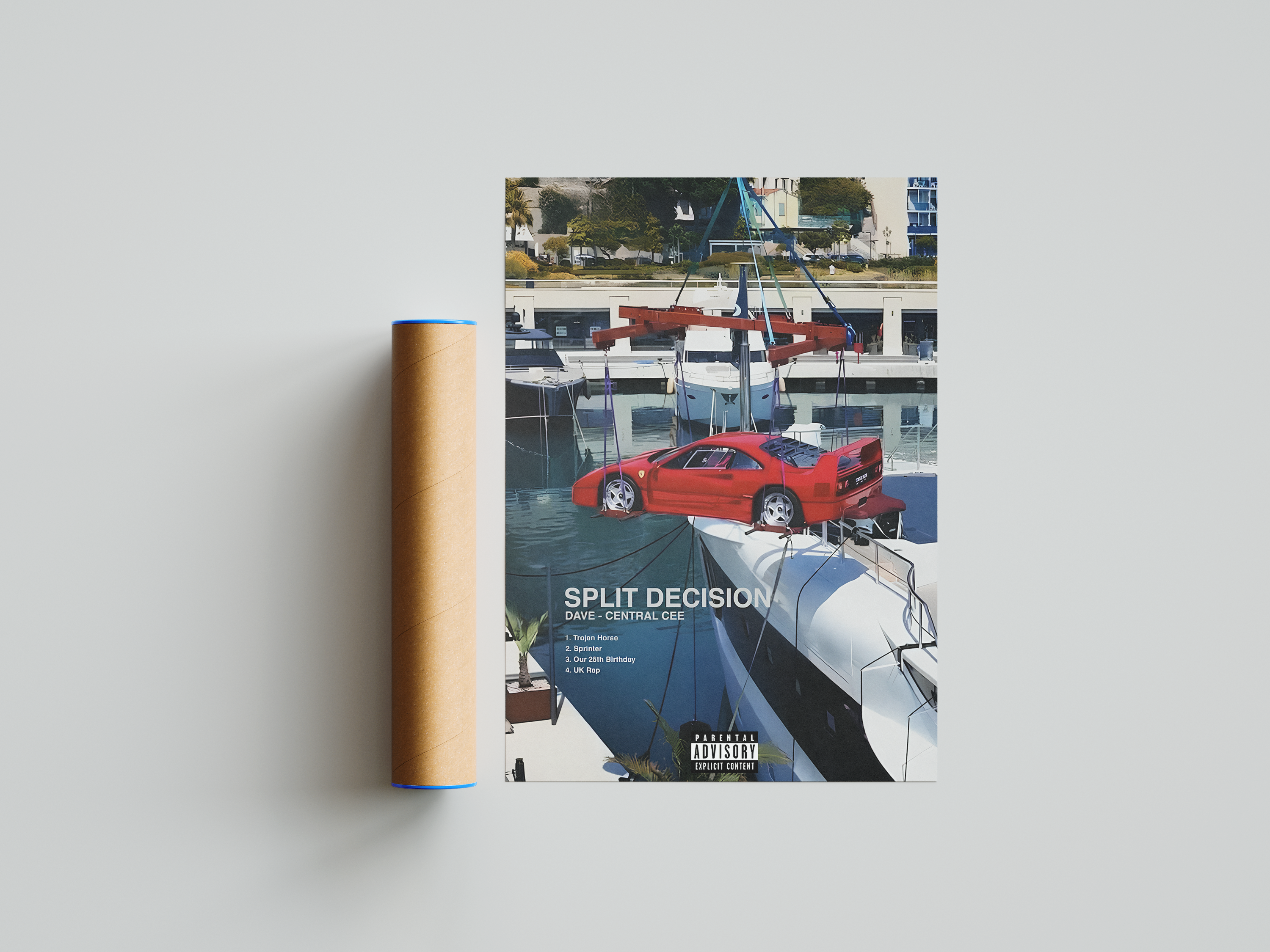 Central Cee Split Decision Poster | Hype Posters