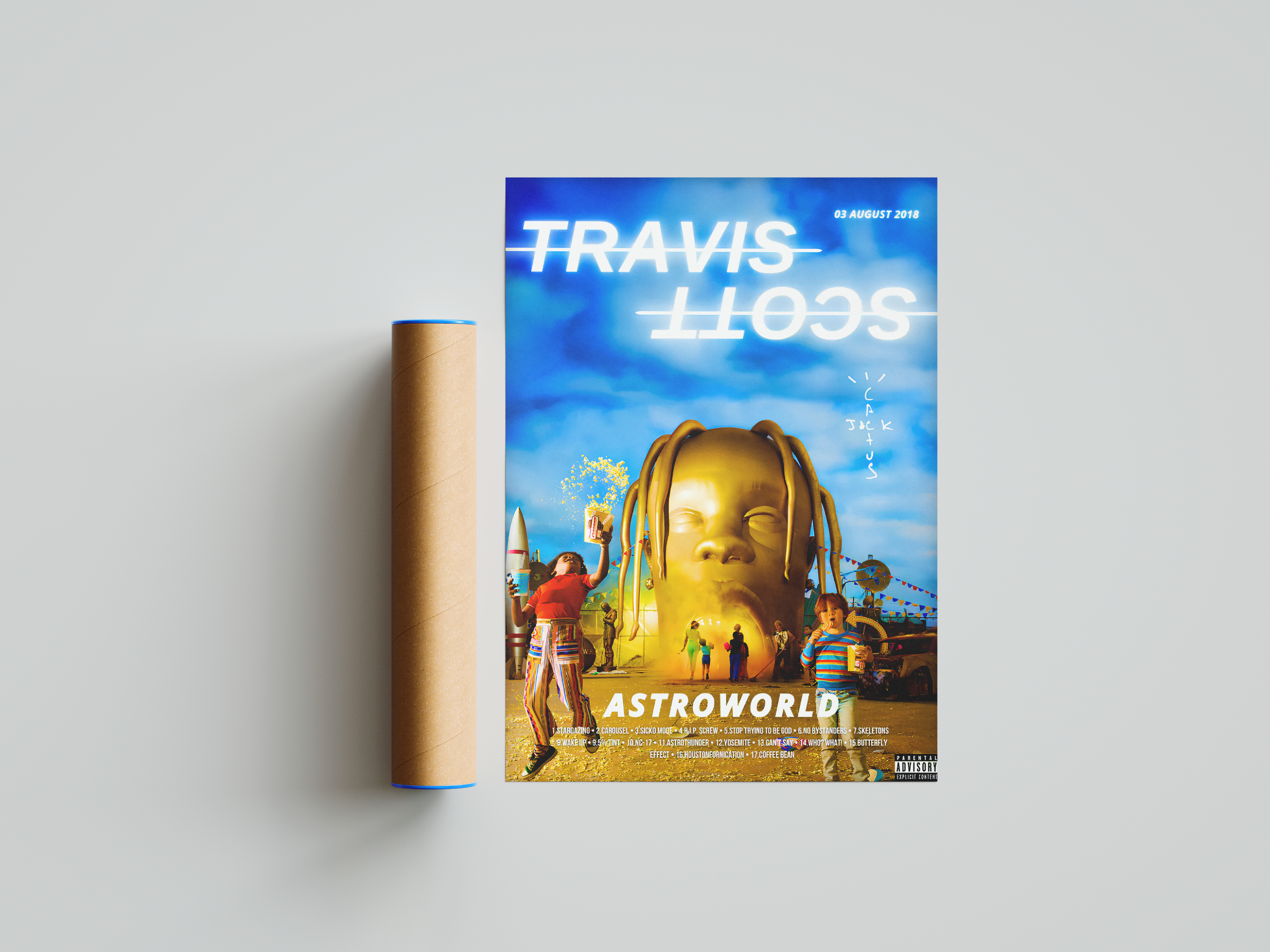 Travis Scott 'Astroworld' Poster | Hype Posters