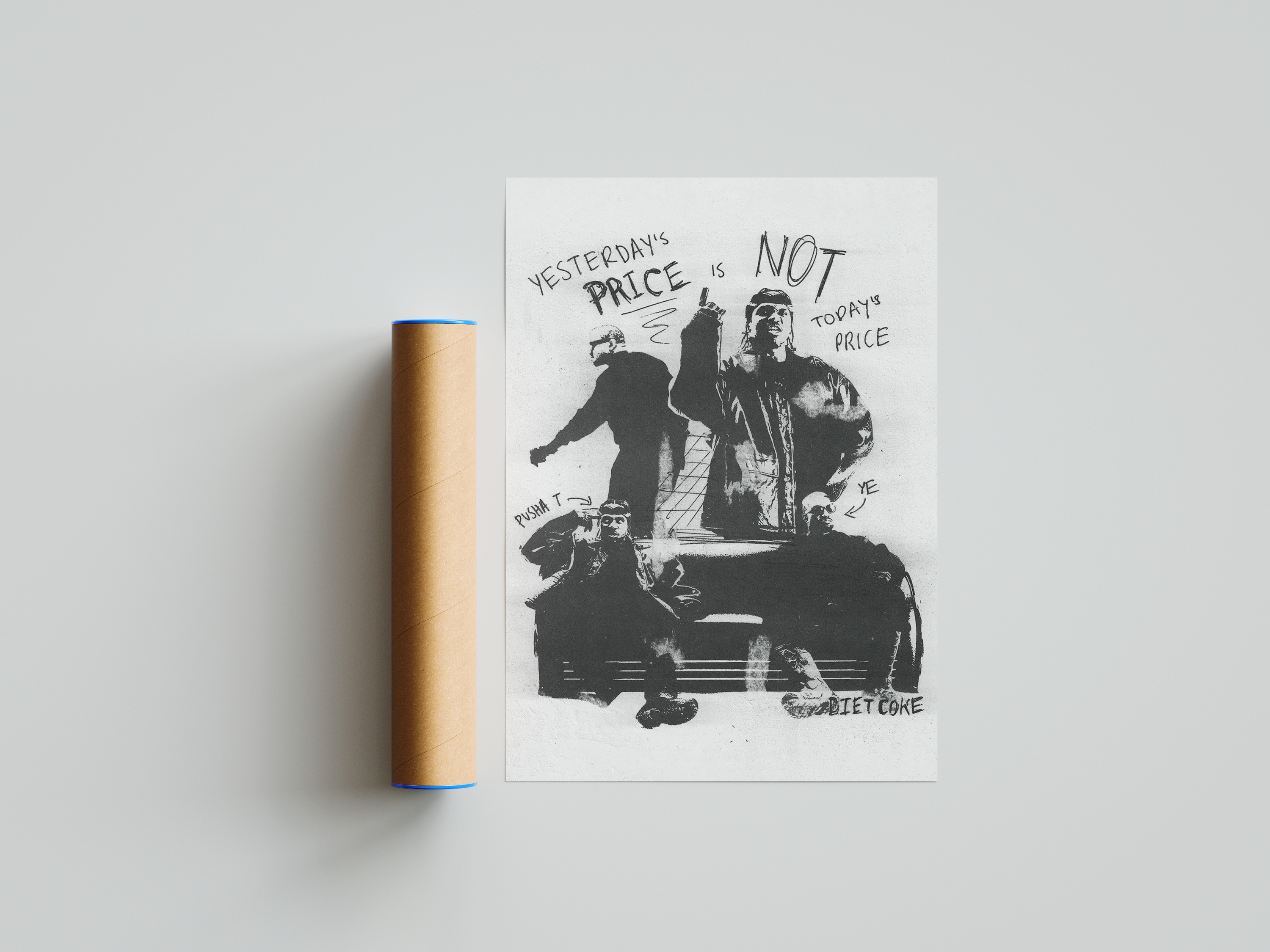 Pusha T 'Diet Coke' Poster | Hype Posters