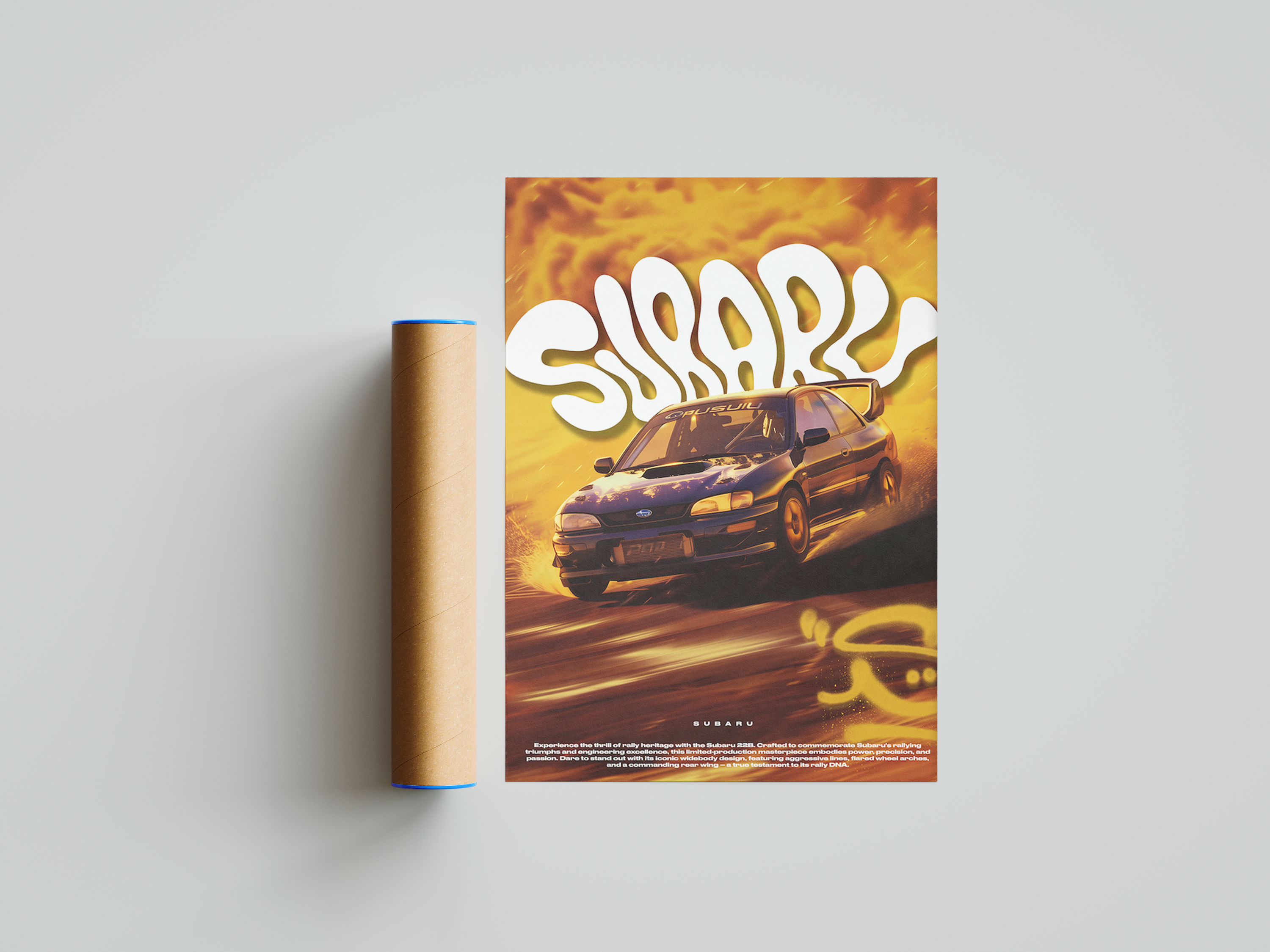 Subaru 22B Poster | Hype Posters