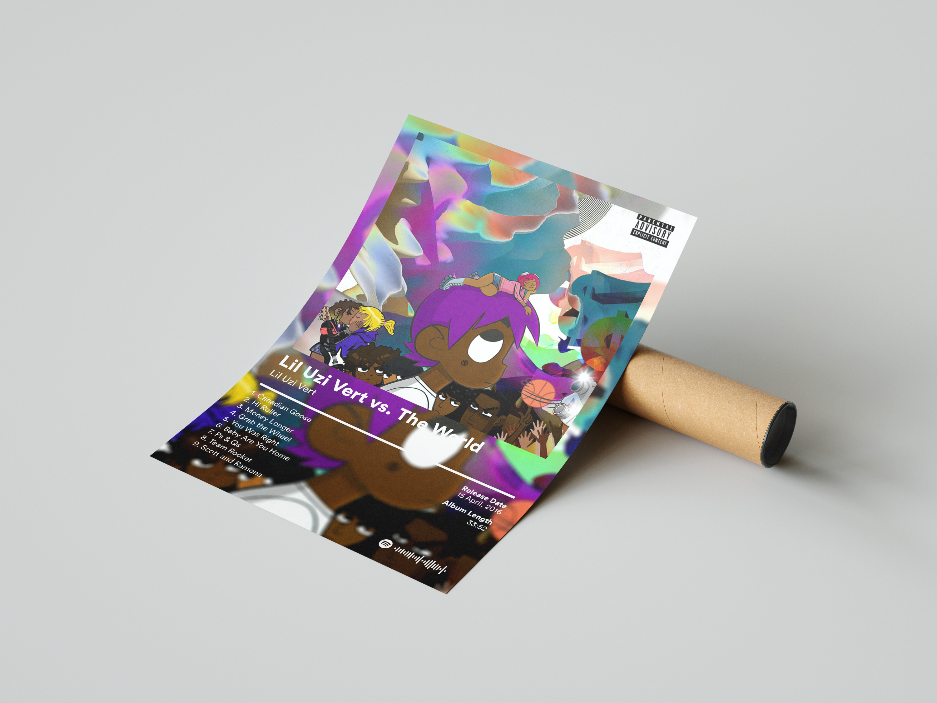 Lil Uzi Vert 'Vs. The World' Album Poster | Hype Posters