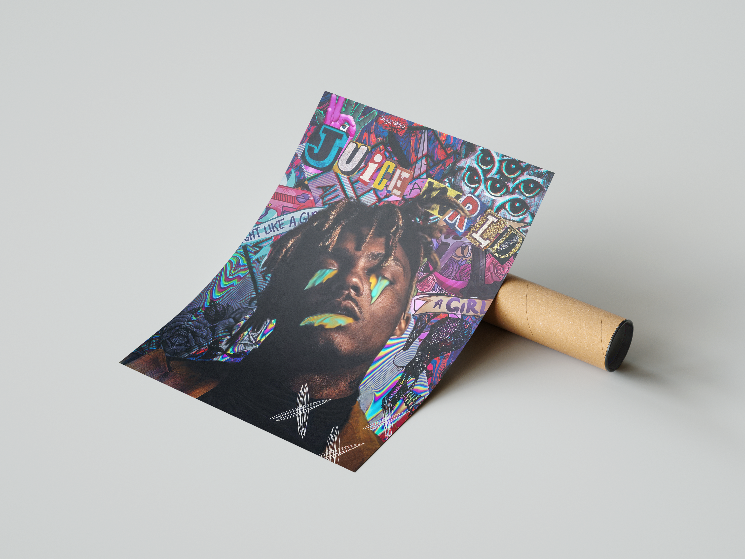 Juice WRLD 'Paint' Poster | Hype Posters