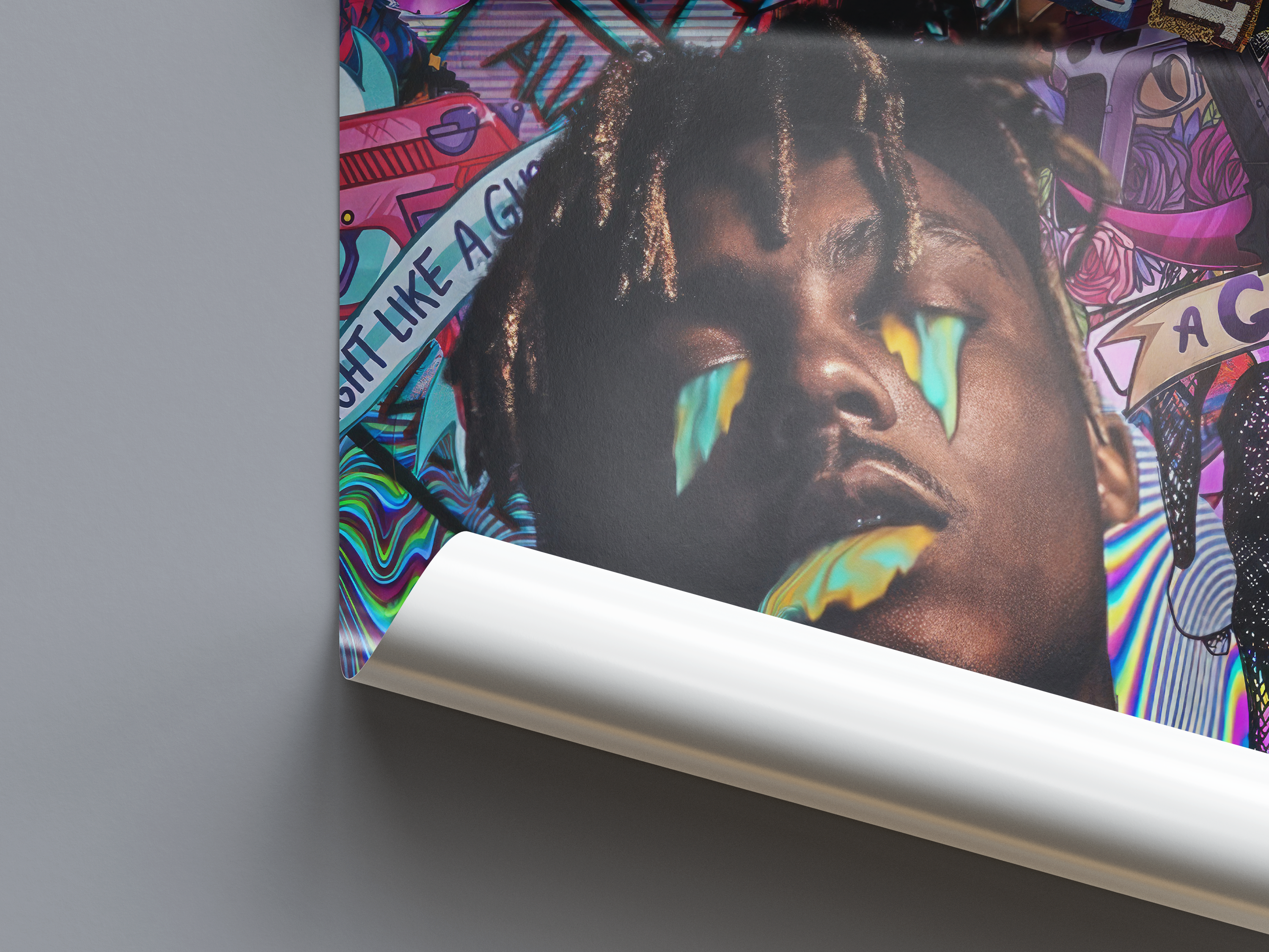 Juice WRLD 'Paint' Poster | Hype Posters