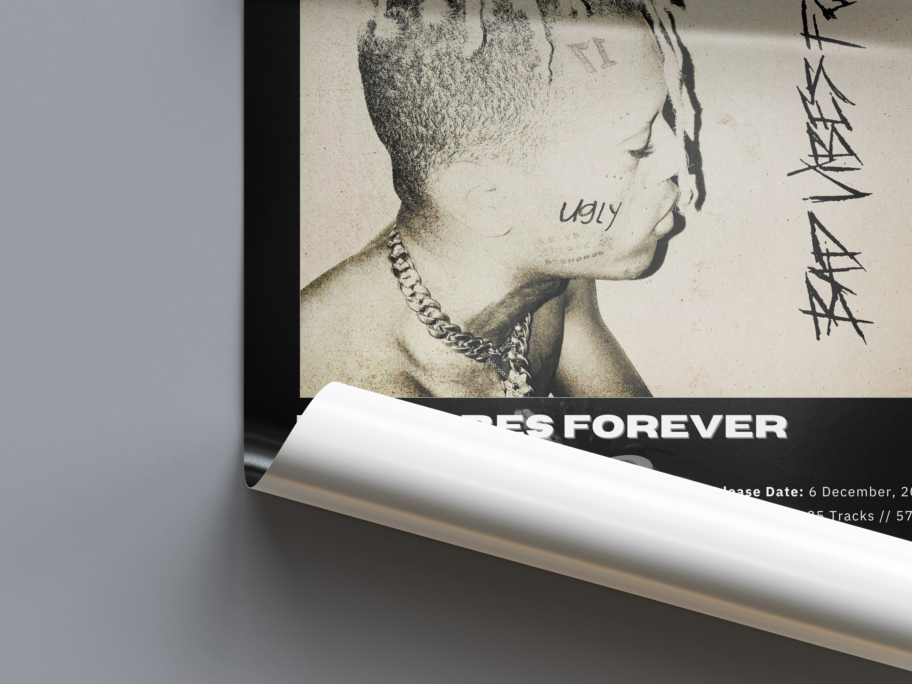 XXXTENTACION 'Bad Vibes Forever' Album Poster | Hype Posters