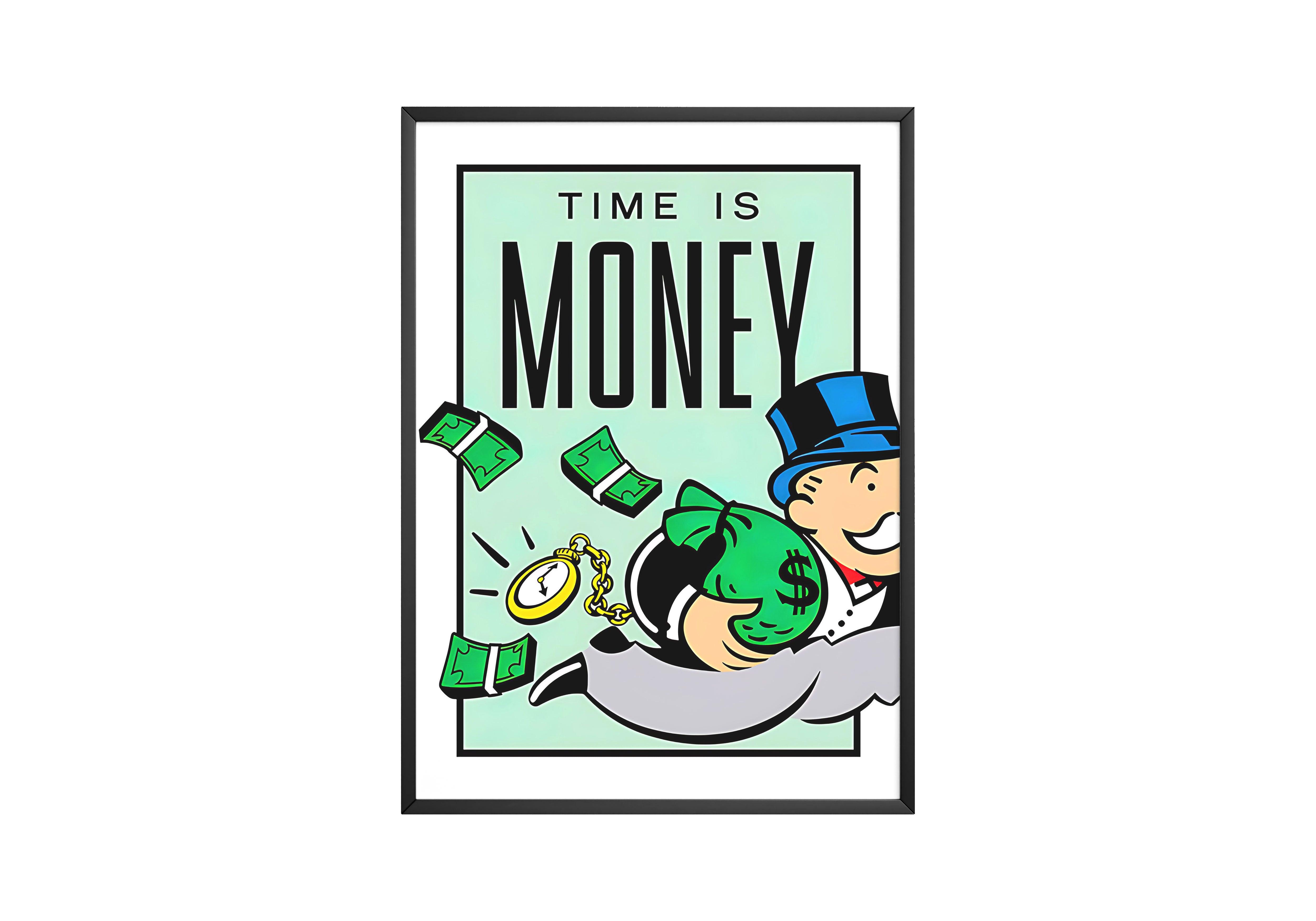Monopoly 'Time Is Money' Poster | Hype Posters