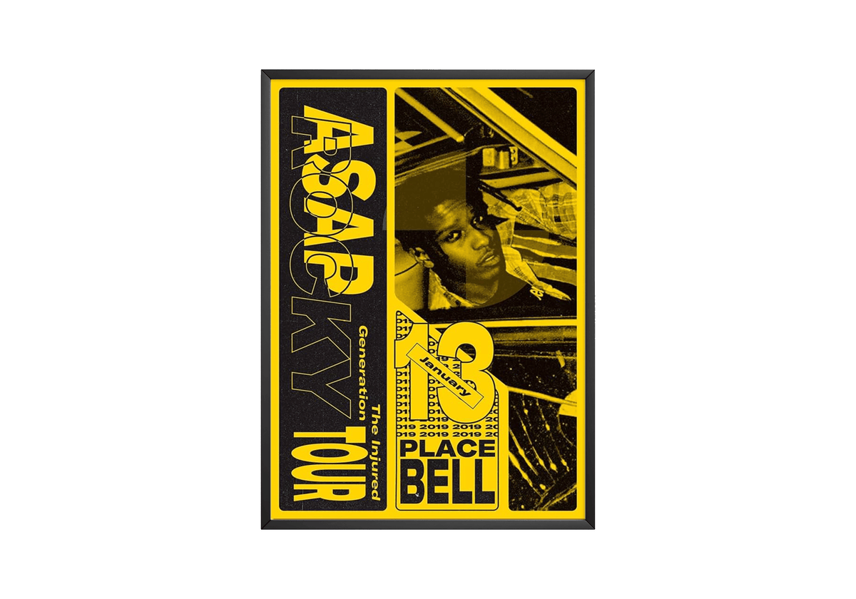 Asap Rocky Yellow Poster - Posters, Prints & Wall Art | HYPE Posters