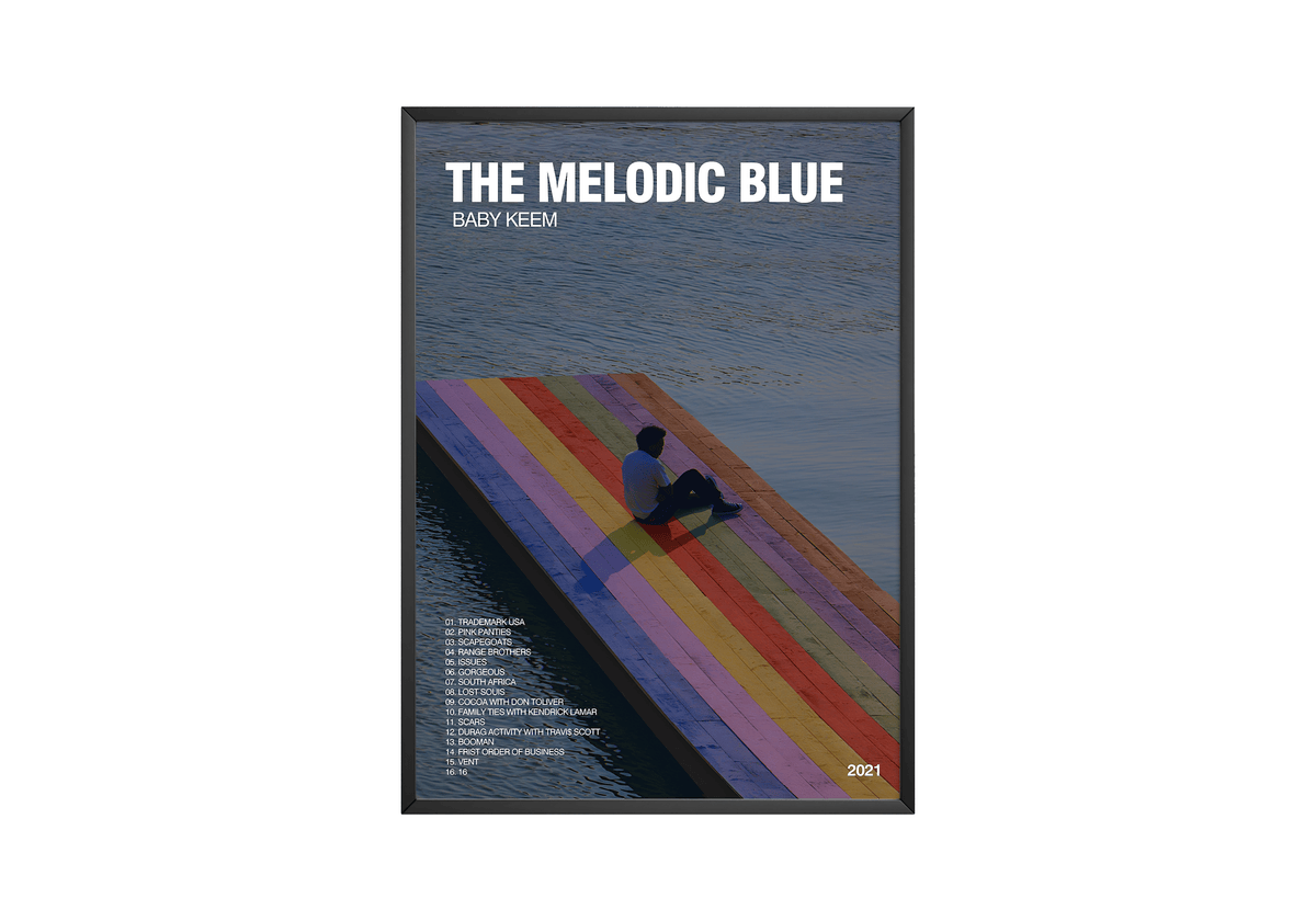 Baby Keem 'The Melodic Blue' Poster - Posters, Prints & Wall Art | HYPE Posters