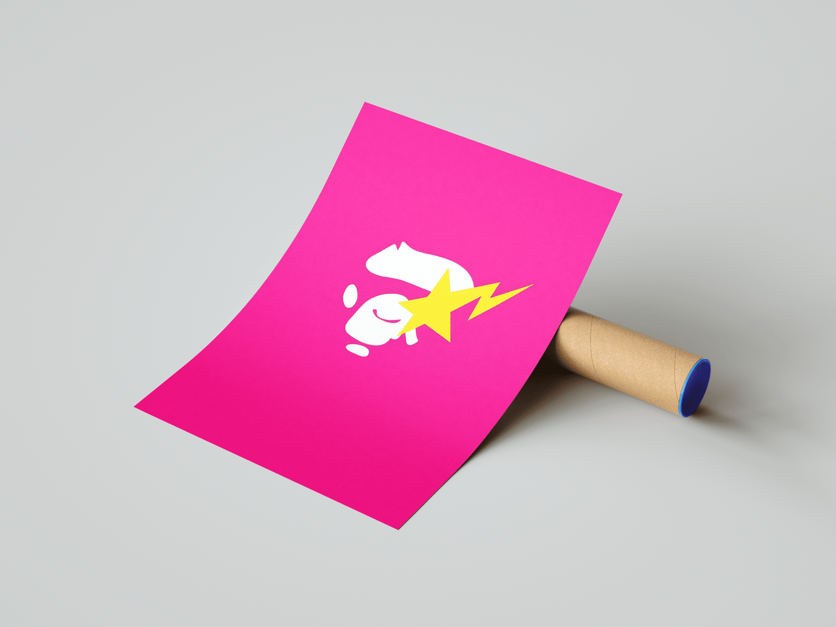 BAPE Pink Poster - Posters, Prints & Wall Art | HYPE Posters