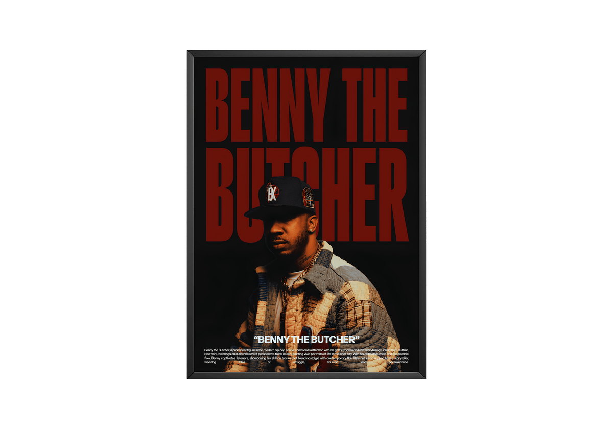 Benny The Butcherer 'Focus' Poster - Posters, Prints & Wall Art | HYPE Posters