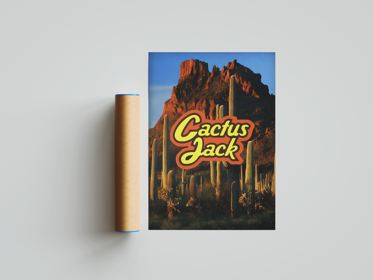 Cactus Jack Mountains Poster - Posters, Prints & Wall Art | HYPE Posters
