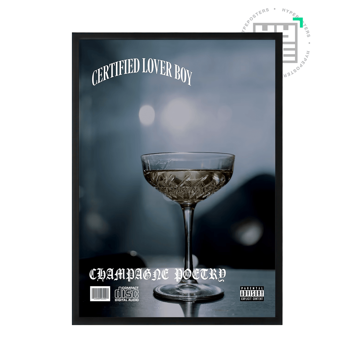 Champagne Poetry CLB Poster - Posters, Prints & Wall Art | HYPE Posters