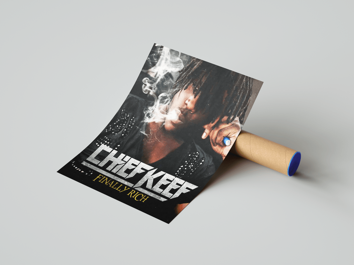 Chief Keef 'Finally Rich' Poster - Posters, Prints & Wall Art | HYPE Posters