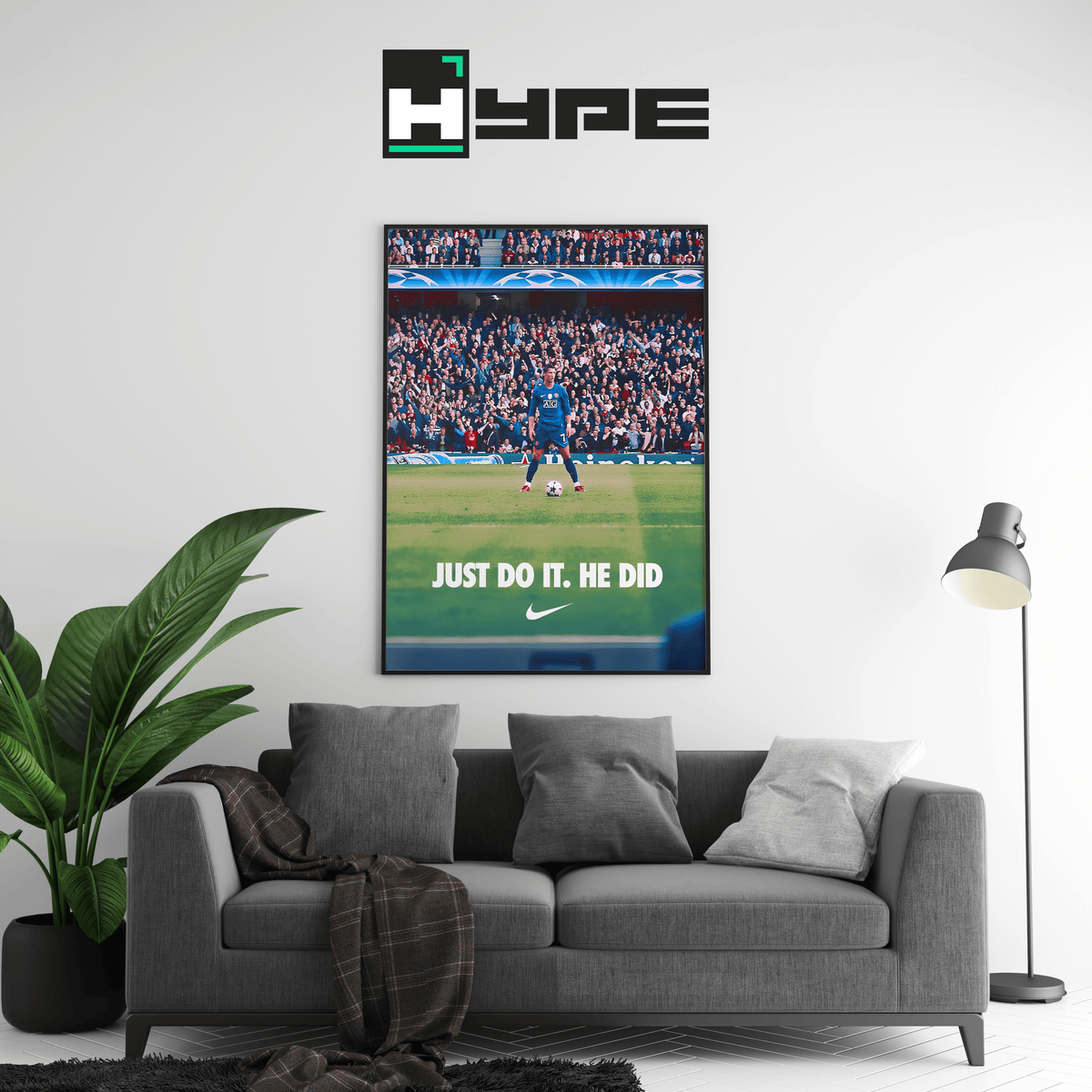 Cristiano Ronaldo 'Never Too Far' Poster - Posters, Prints & Wall Art | HYPE Posters