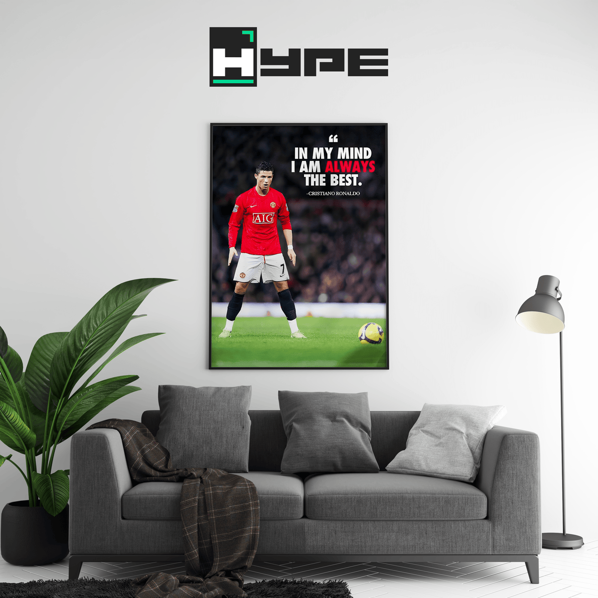 Cristiano Ronaldo 'The Best' Poster - Posters, Prints & Wall Art | HYPE Posters