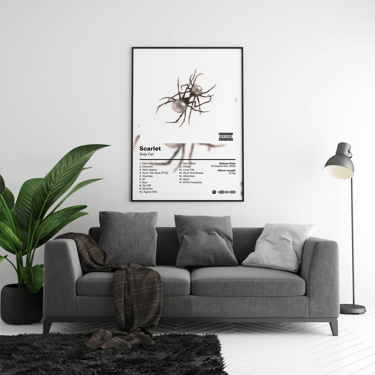Doja Cat 'Scarlet' Album Poster - Posters, Prints & Wall Art | HYPE Posters