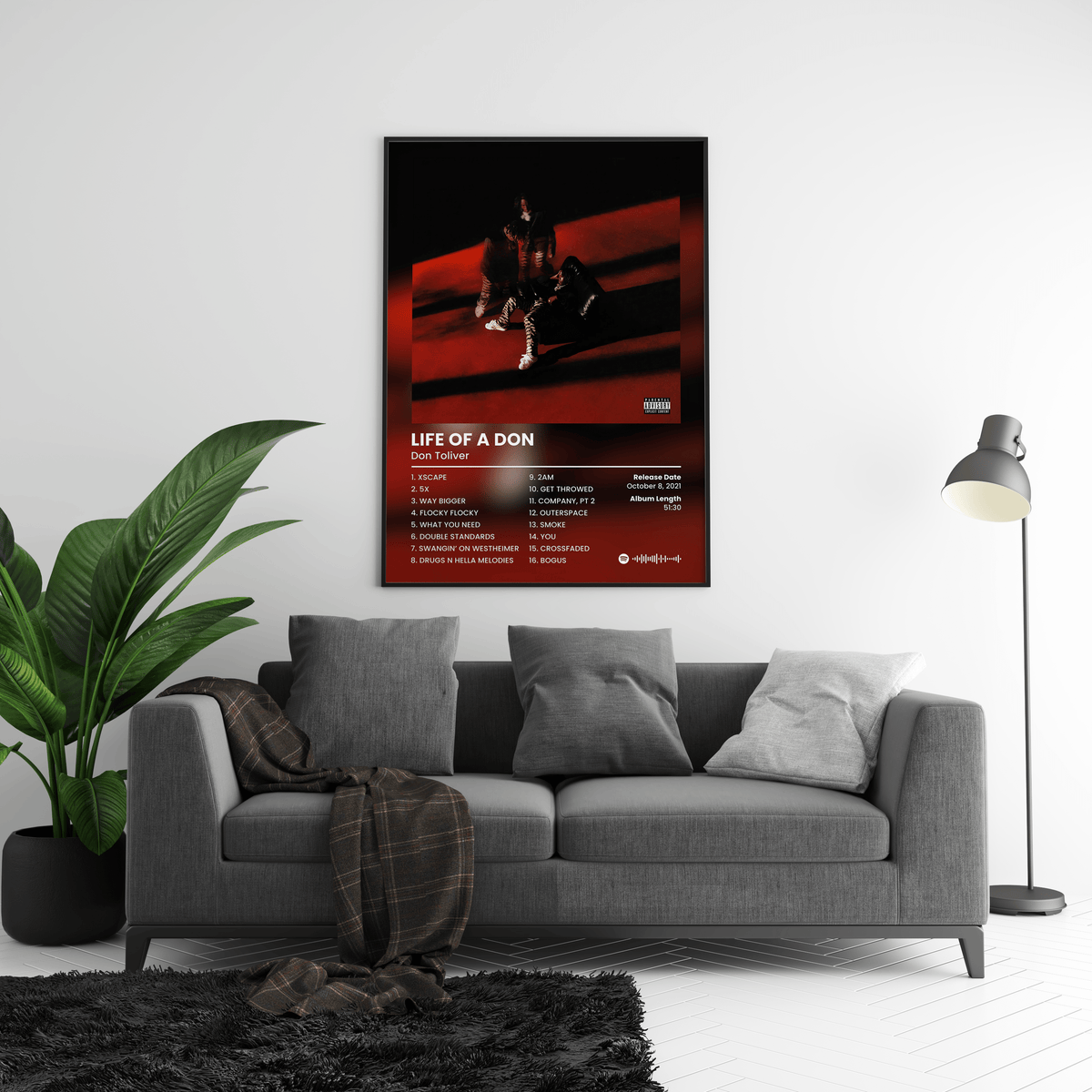 Don Toliver 'Life Of A Don' Album Poster - Posters, Prints & Wall Art | HYPE Posters