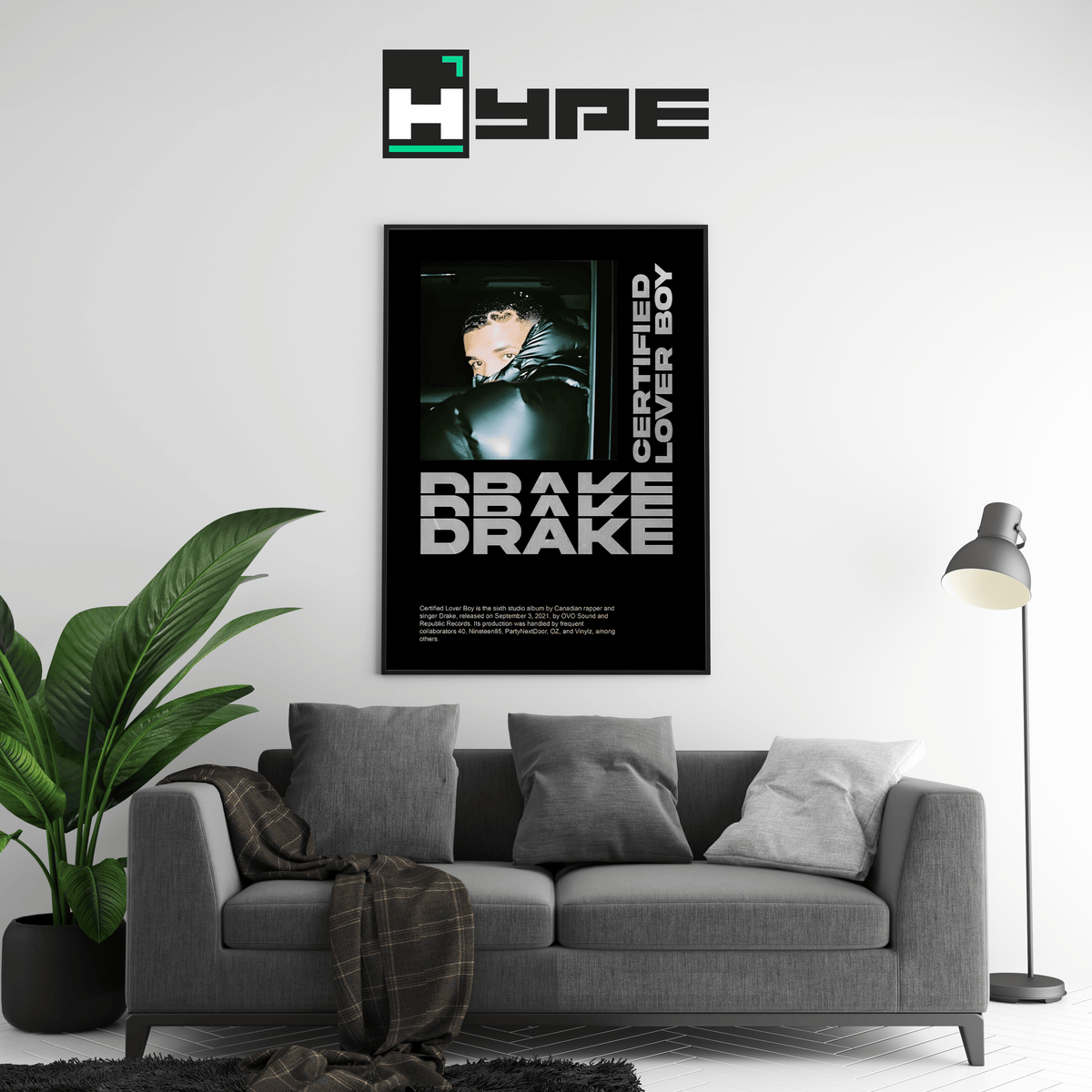 Drake CLB Poster - Posters, Prints & Wall Art | HYPE Posters