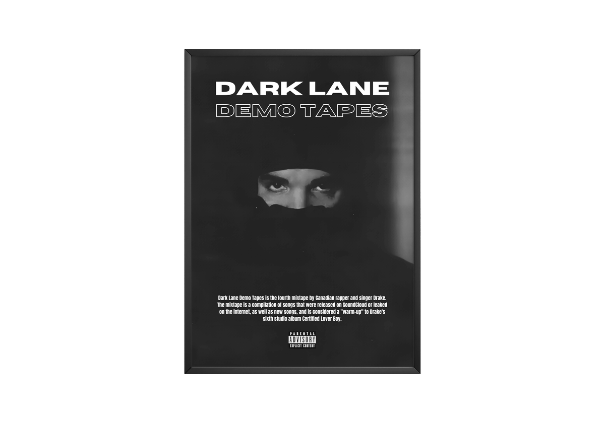 Drake 'Dark Lane Demo Tapes' Poster - Posters, Prints & Wall Art | HYPE Posters