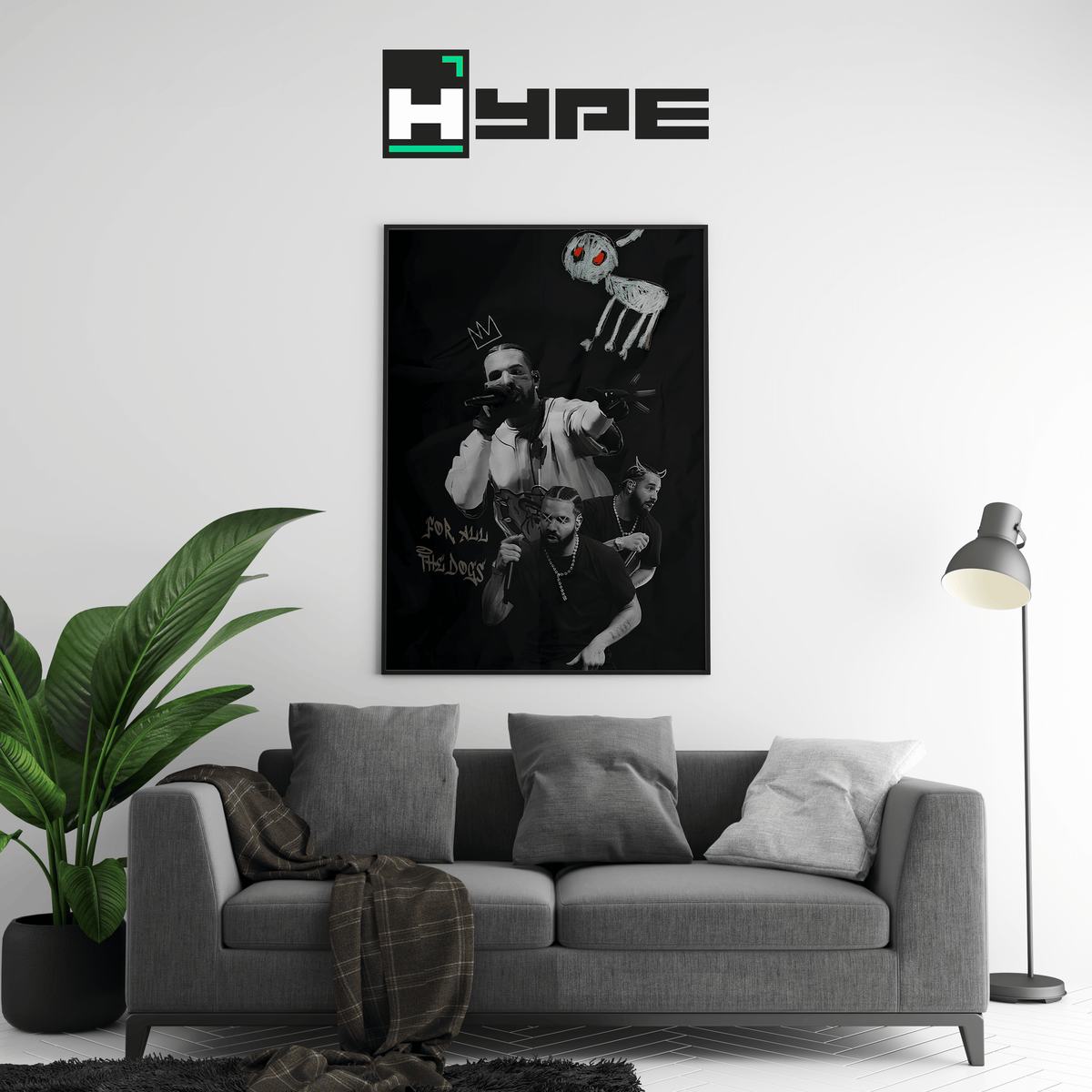 Drake For All The Dogs Poster - Posters, Prints & Wall Art | HYPE Posters