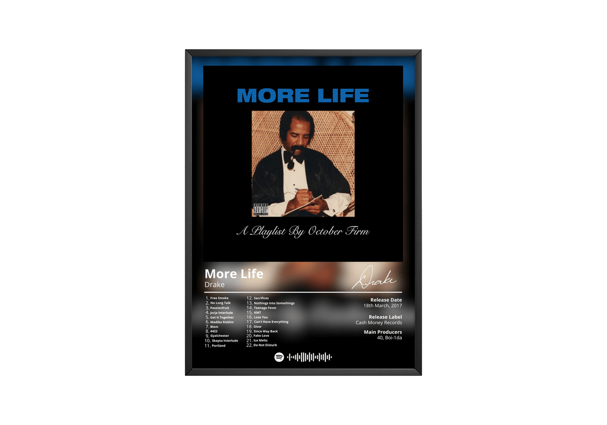 Drake 'More Life' Album Poster - Posters, Prints & Wall Art | HYPE Posters