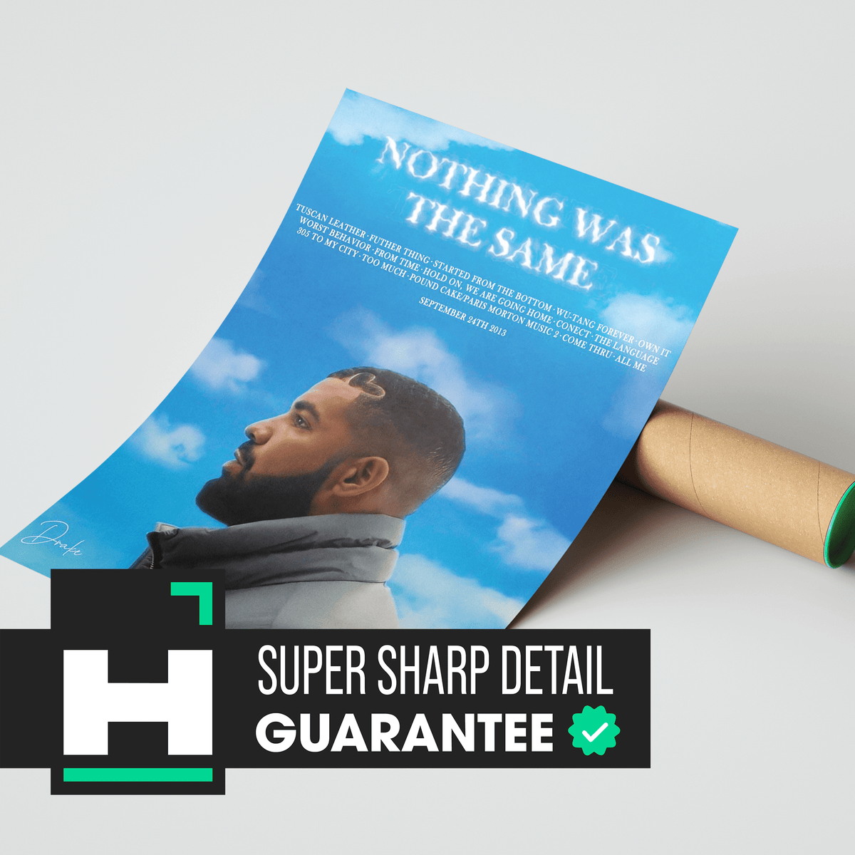 Drake Nothing Was The Same Poster - Posters, Prints & Wall Art | HYPE Posters