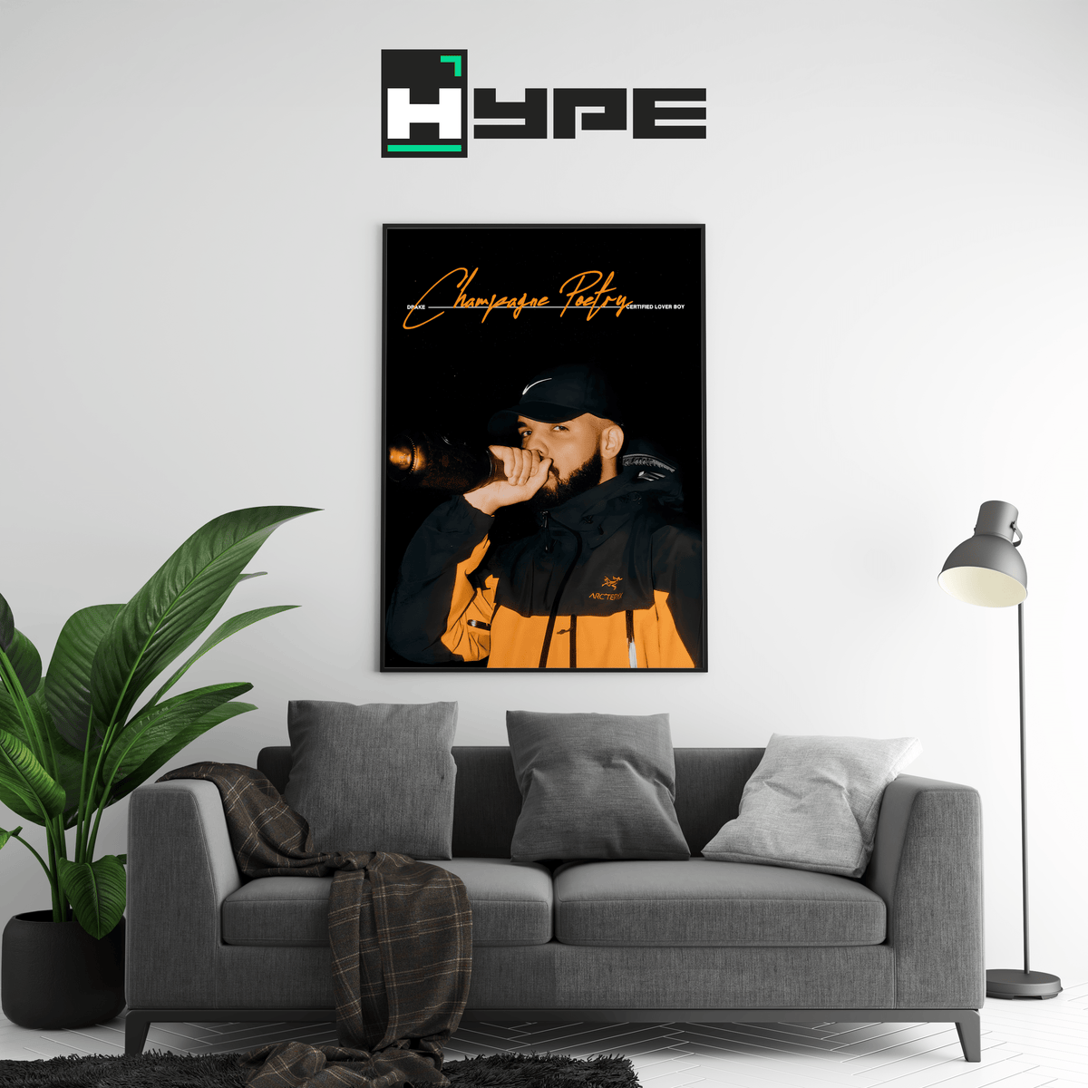 Drake Poetry CLB Poster - Posters, Prints & Wall Art | HYPE Posters