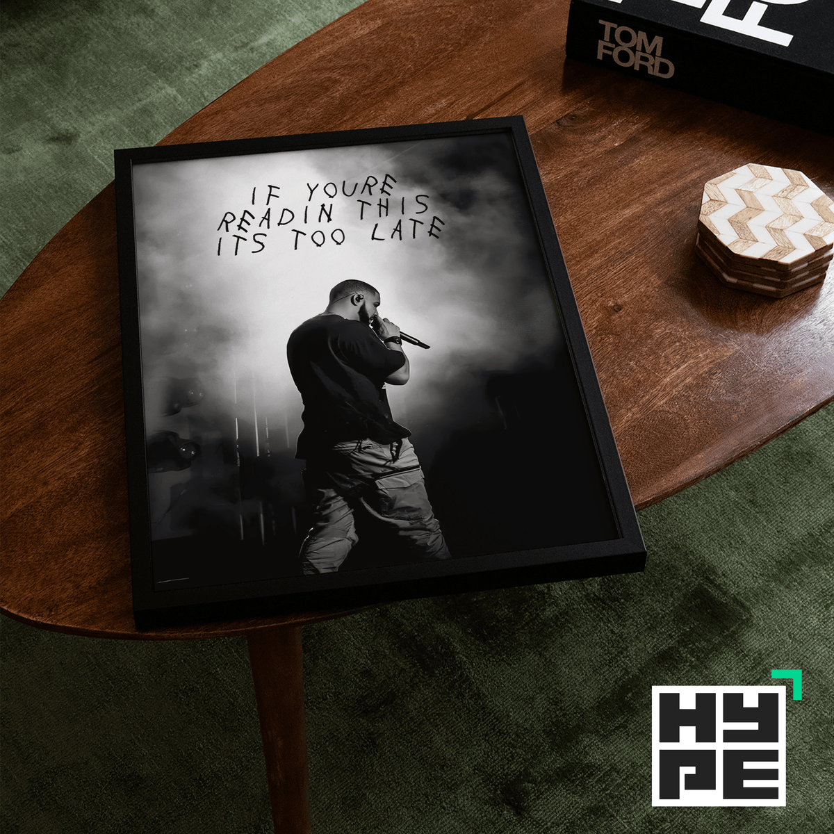 Drake Too Late Poster - Posters, Prints & Wall Art | HYPE Posters