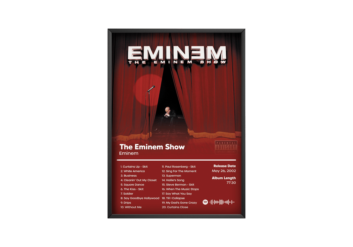 Eminem 'The Eminem Show' Album Poster - Posters, Prints & Wall Art | HYPE Posters